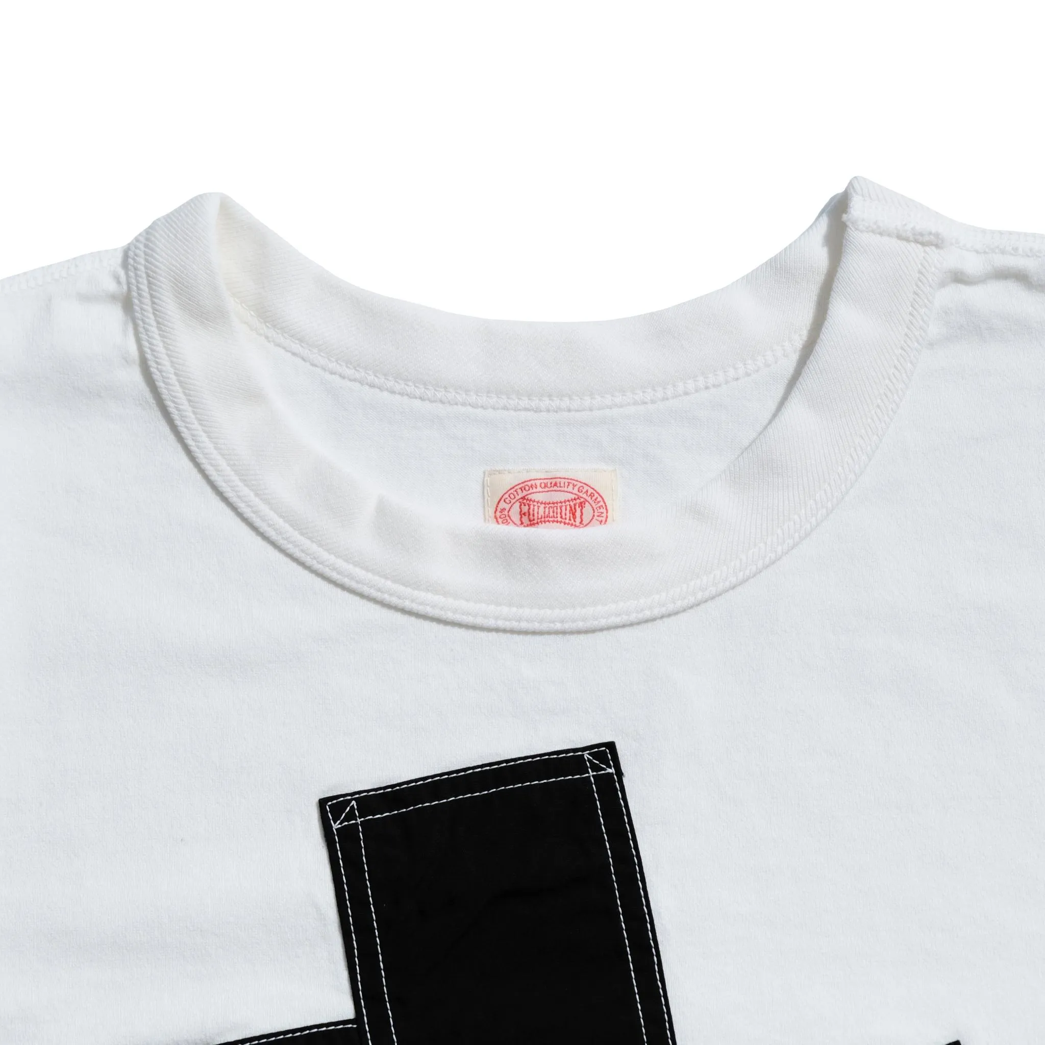 Fullcount x Fumito Ganryu Flatseam Heavyweight Patchwork Pocket Tee sold by Okayama Denim product image thumbnail 5