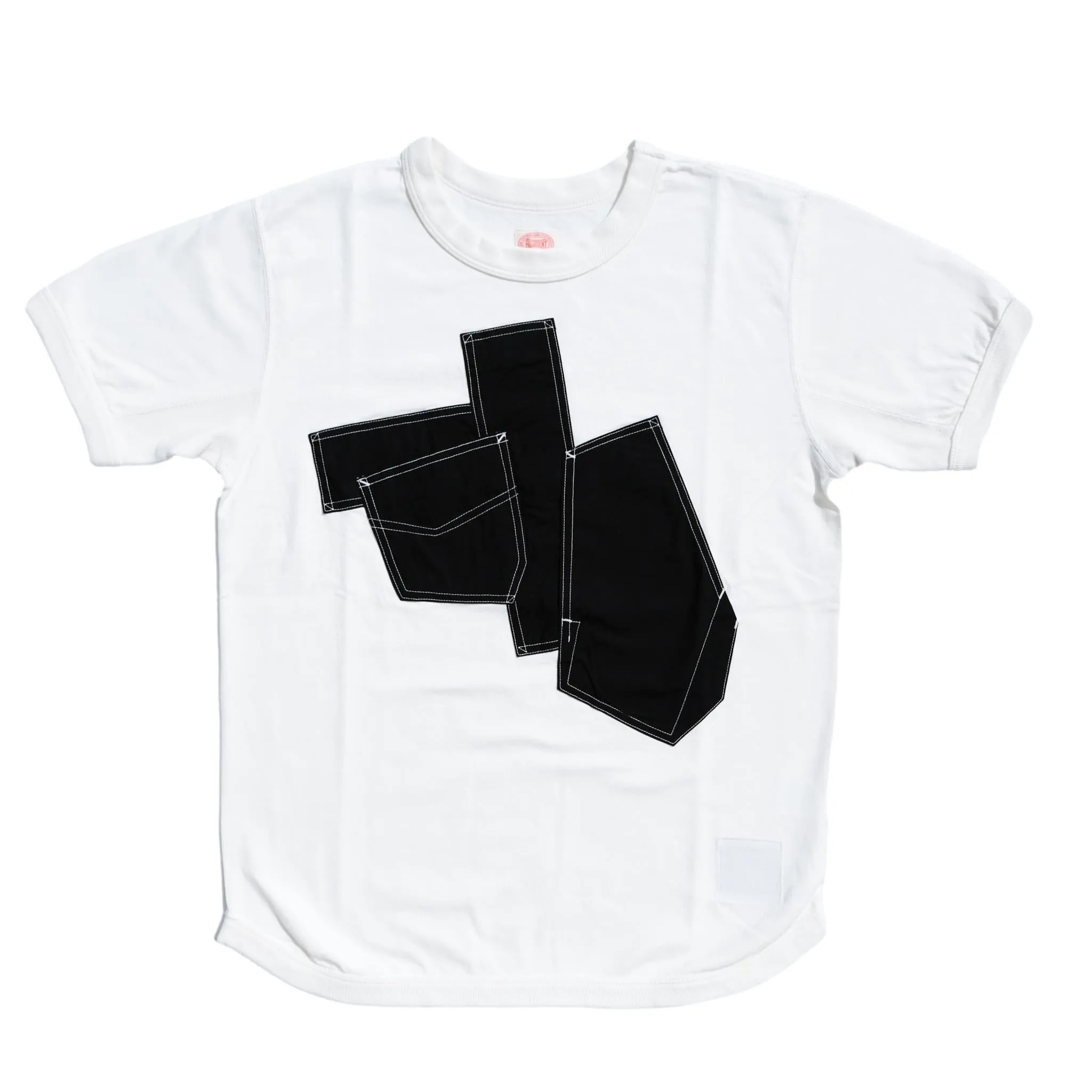 Fullcount x Fumito Ganryu Flatseam Heavyweight Patchwork Pocket Tee sold by Okayama Denim product image thumbnail 3