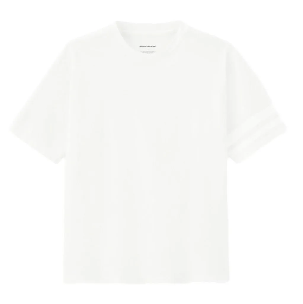 Momotaro Suvin Gold GTB S/S Tee (White) sold by Okayama Denim product image thumbnail 3