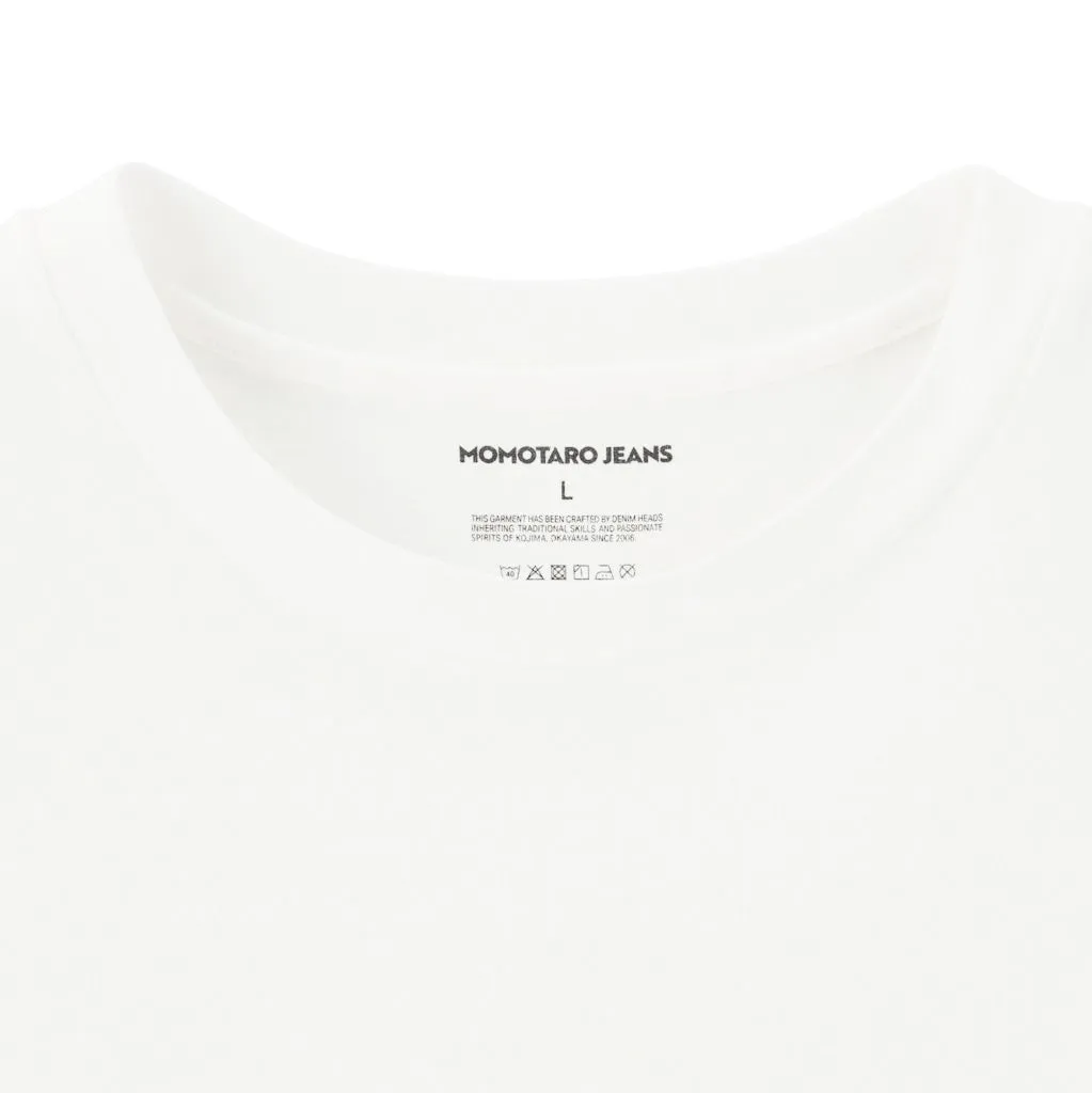 Momotaro Suvin Gold GTB S/S Tee (White) sold by Okayama Denim product image thumbnail 5
