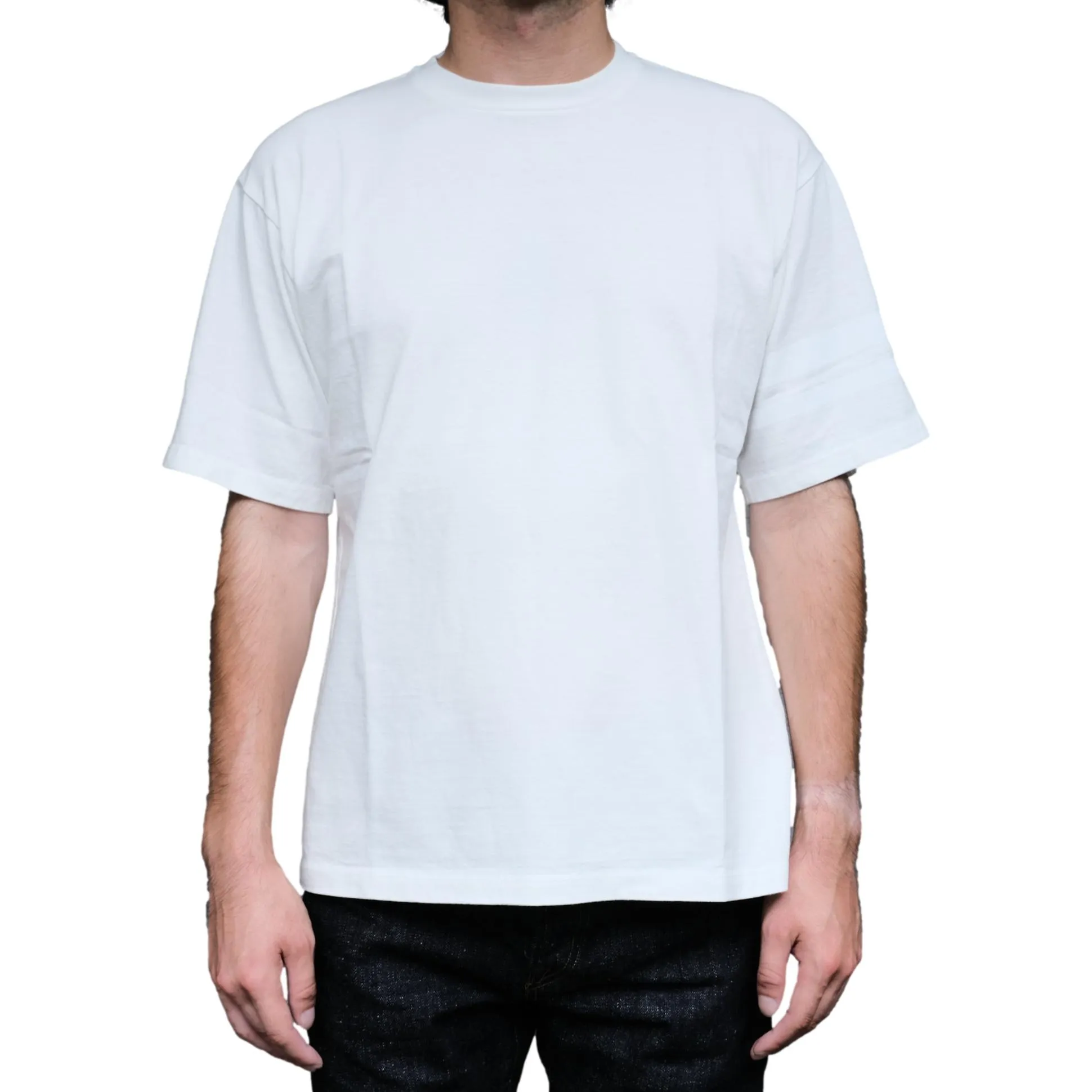Momotaro Suvin Gold GTB S/S Tee (White) sold by Okayama Denim