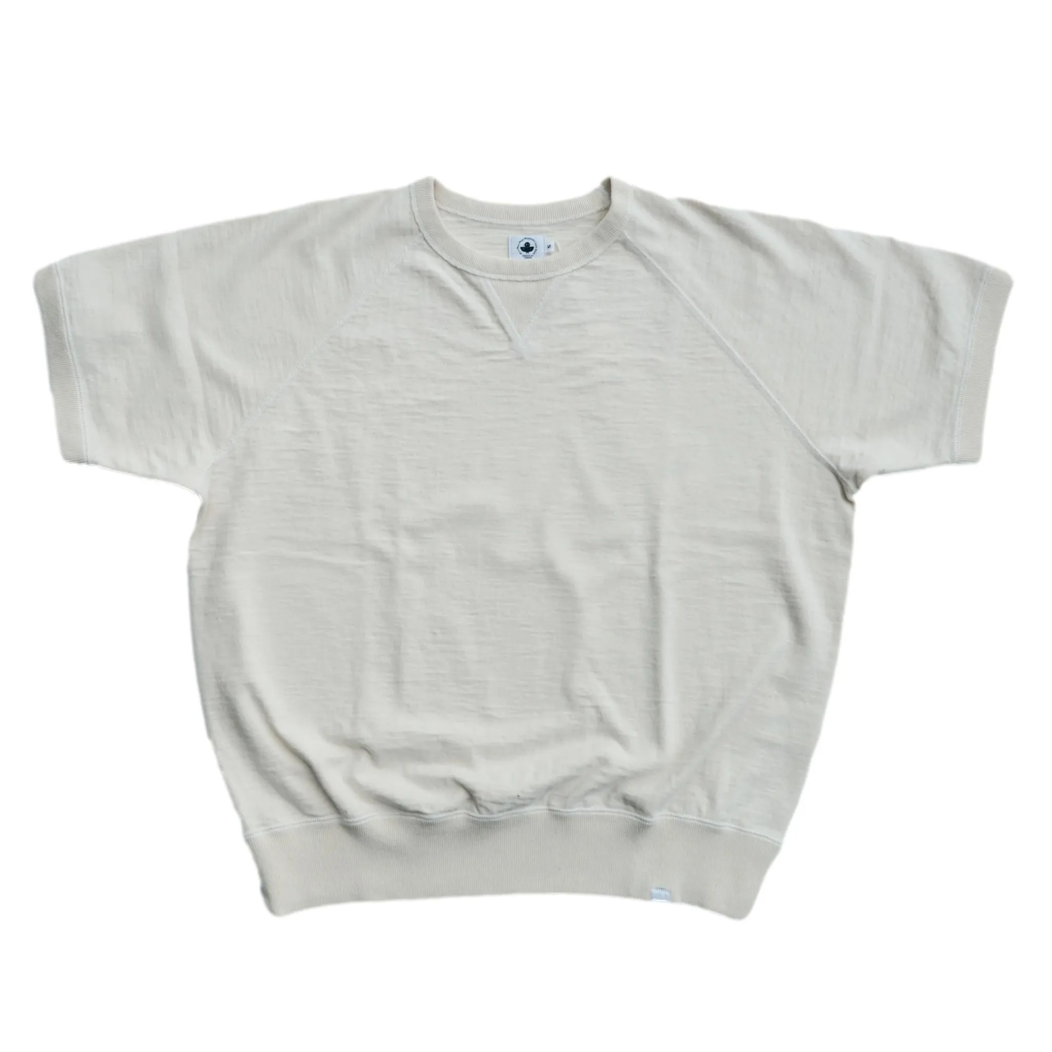 Omoto Denim Heavy Gauge Nep Tee (Natural) sold by Okayama Denim product image thumbnail 3
