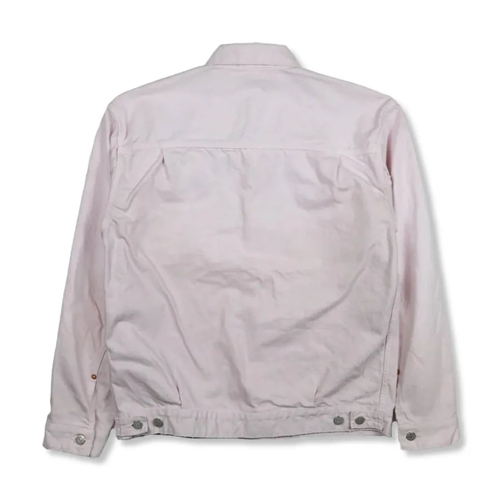 Fullcount 14oz. "Vintage Effect" Blush Pink Type 2 Denim Jacket sold by Okayama Denim product image thumbnail 4