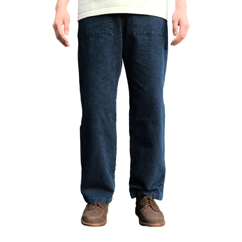 Soundman "Old Baker" Indigo Sashiko Baker Pants made by Soundman