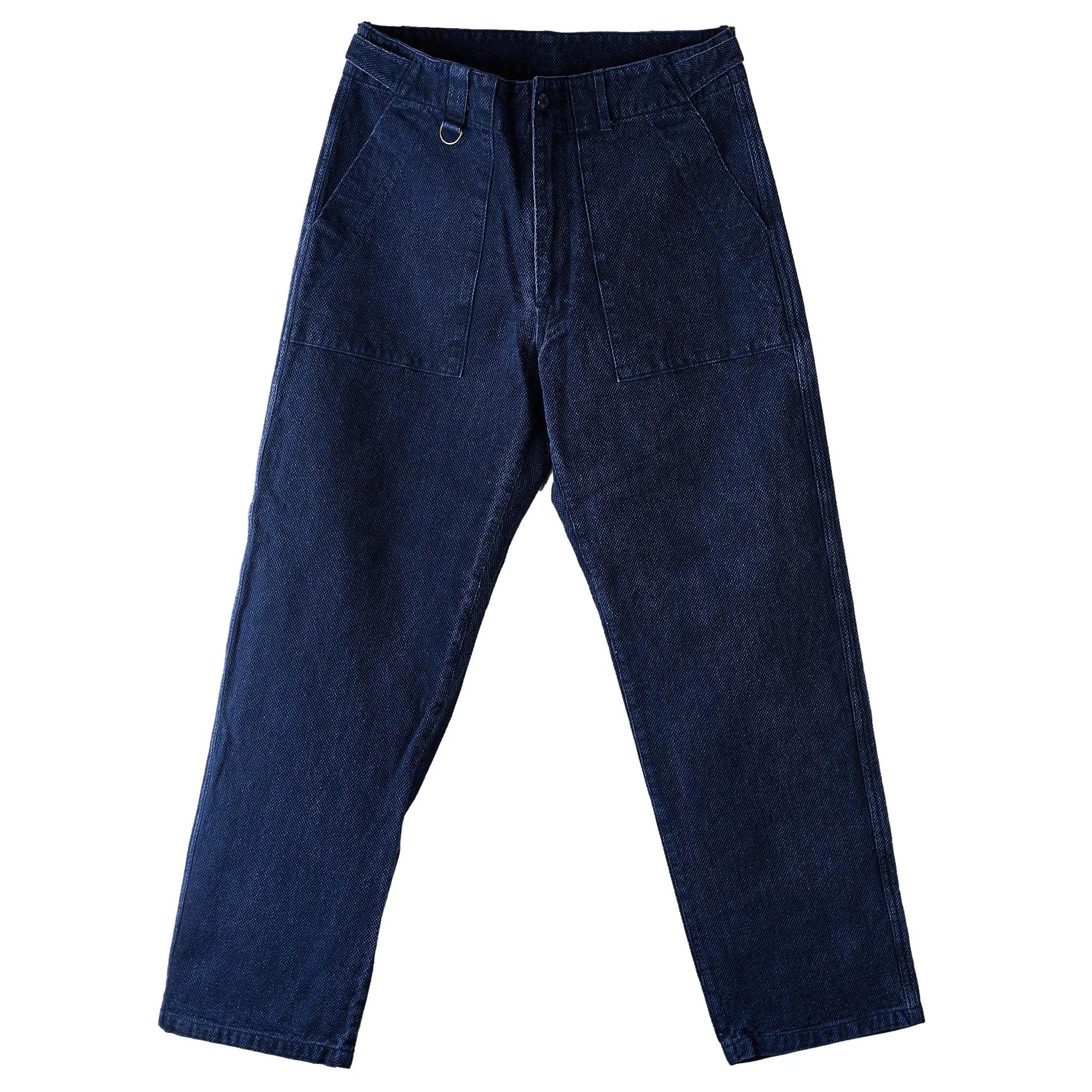 Soundman "Old Baker" Indigo Sashiko Baker Pants sold by Okayama Denim product image thumbnail 5