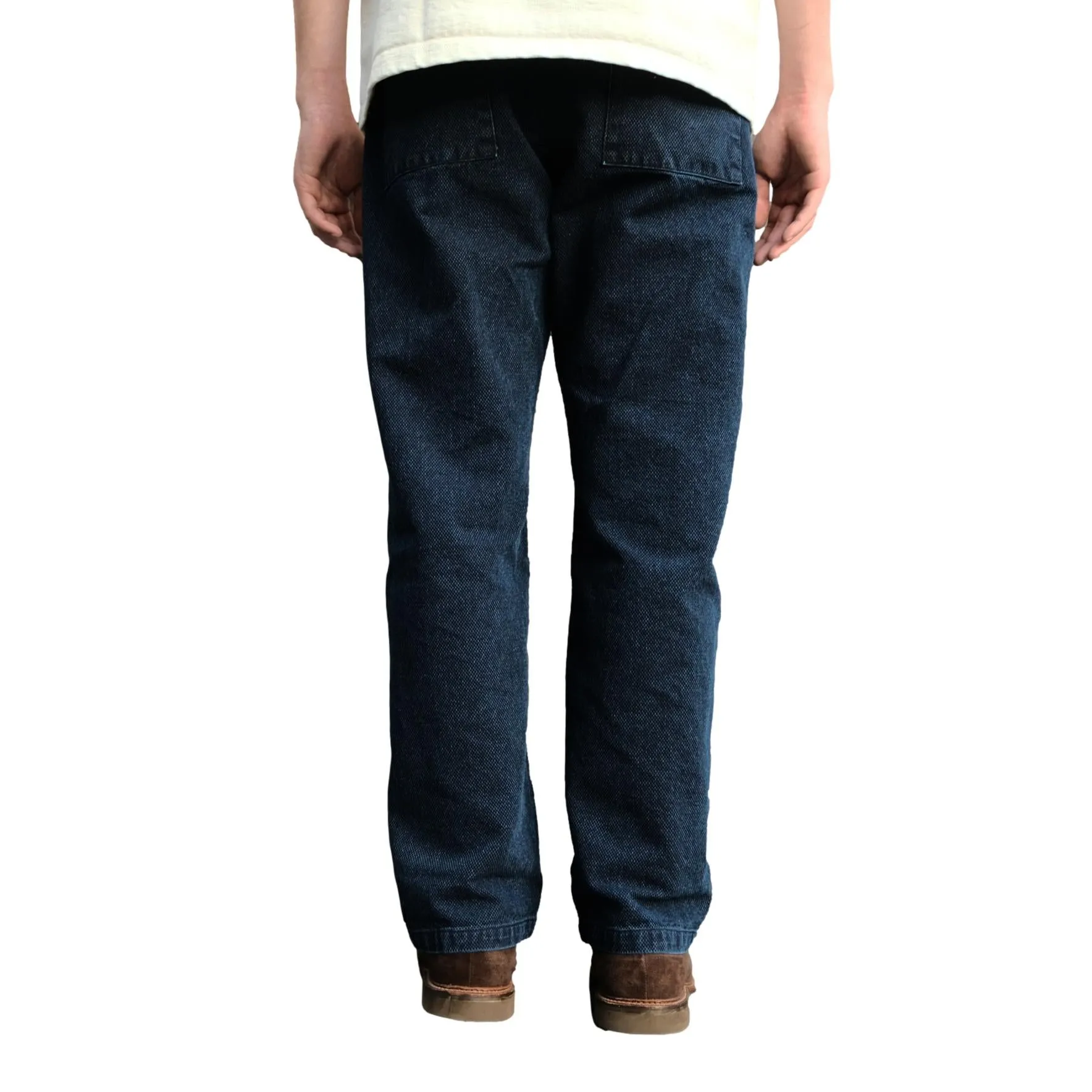 Soundman "Old Baker" Indigo Sashiko Baker Pants sold by Okayama Denim product image thumbnail 3