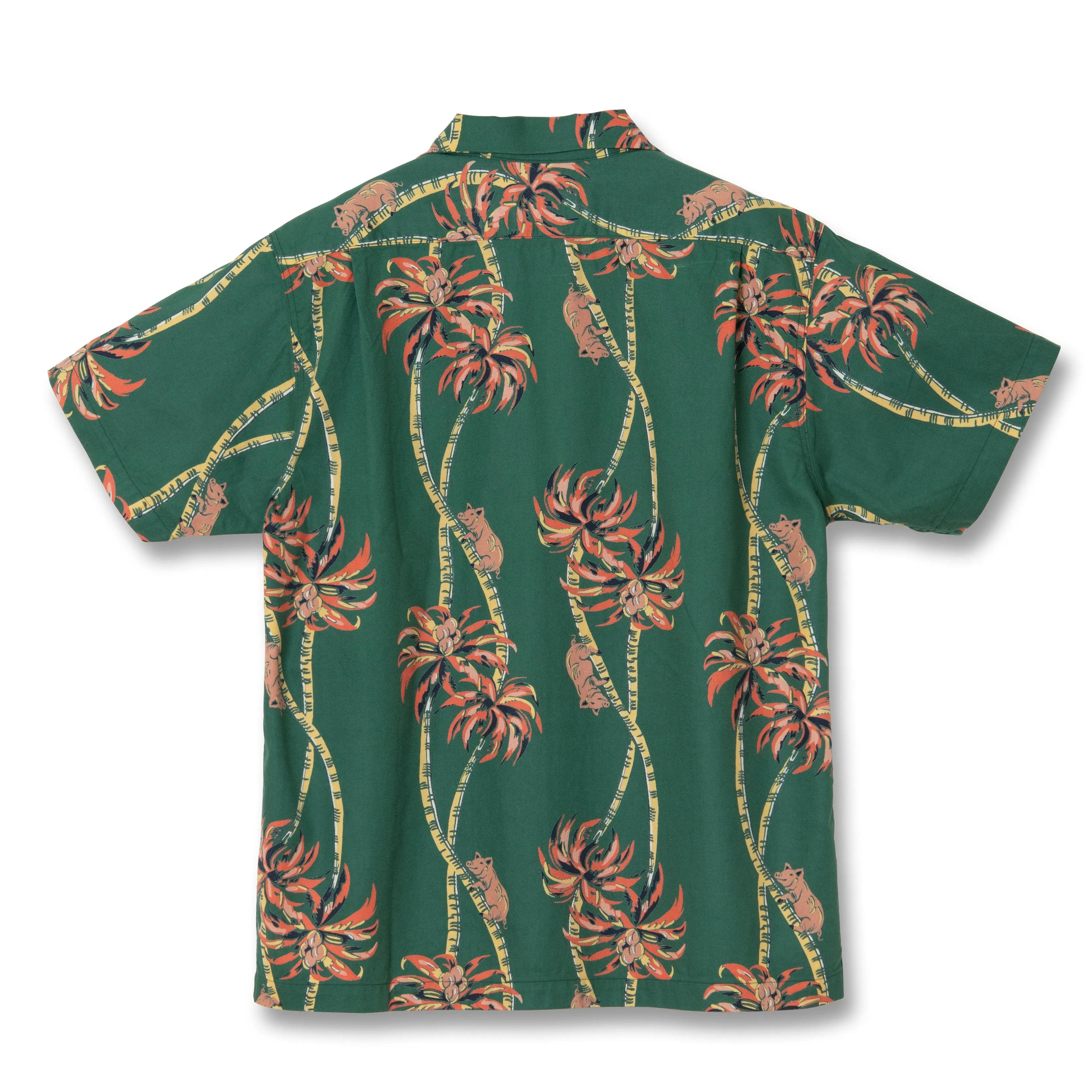 Studio D'Artisan "Palm Climber" Original Aloha Shirt (Green) sold by Okayama Denim product image thumbnail 2