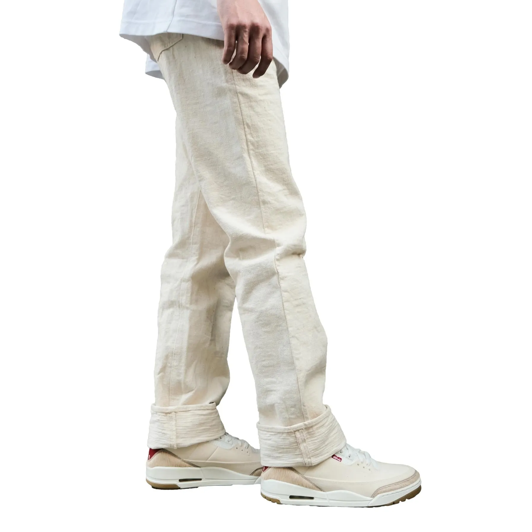 Studio D'Artisan SD-1001E "GL3" Ecru Selvedge Jeans (Classic Straight) sold by Okayama Denim product image thumbnail 4