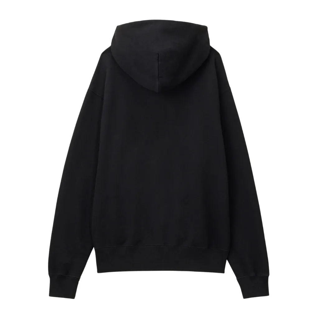 Momotaro Loopwheel Zip-up Hoodie (Black) sold by Okayama Denim product image thumbnail 5