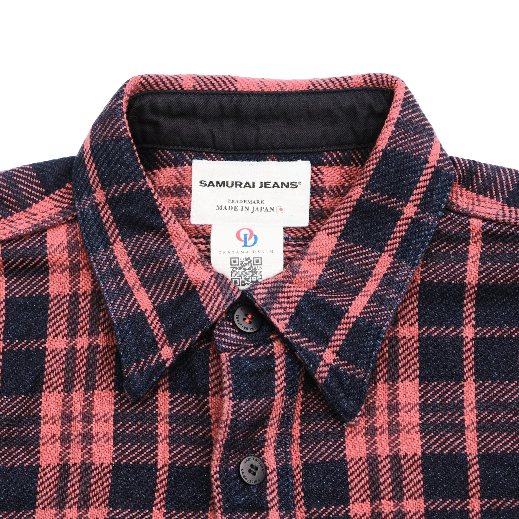 OD+SJ "Yoroi" Heavyweight Rope Dyed Indigo Flannel Shirt sold by Okayama Denim product image thumbnail 5