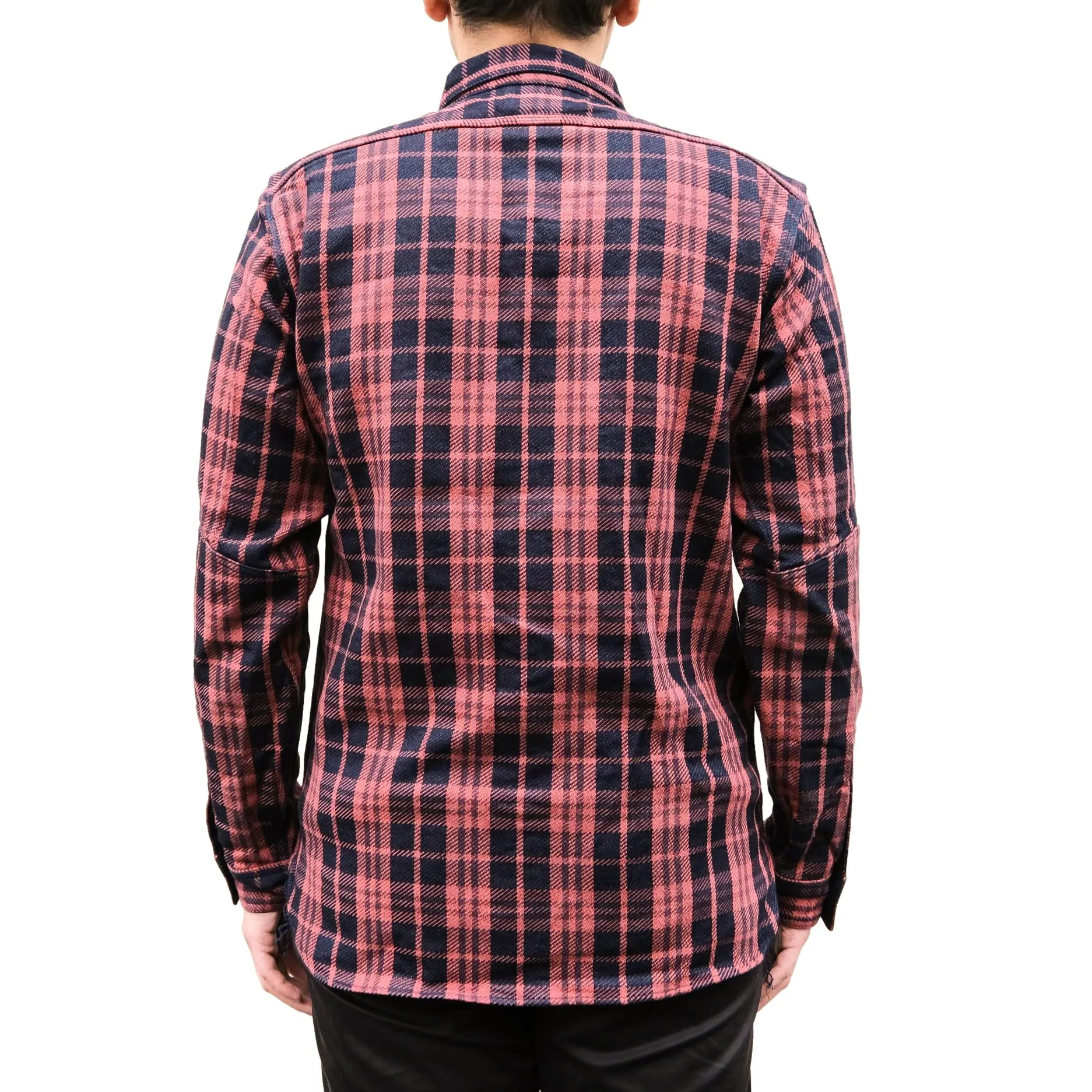 OD+SJ "Yoroi" Heavyweight Rope Dyed Indigo Flannel Shirt sold by Okayama Denim product image thumbnail 4