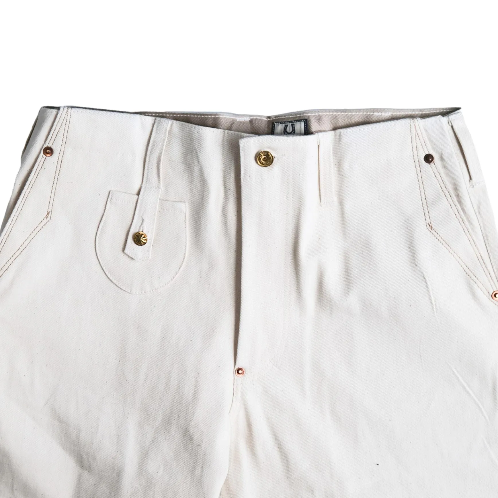 Plest "101" Ecru Selvedge Denim Jeans sold by Okayama Denim product image thumbnail 5