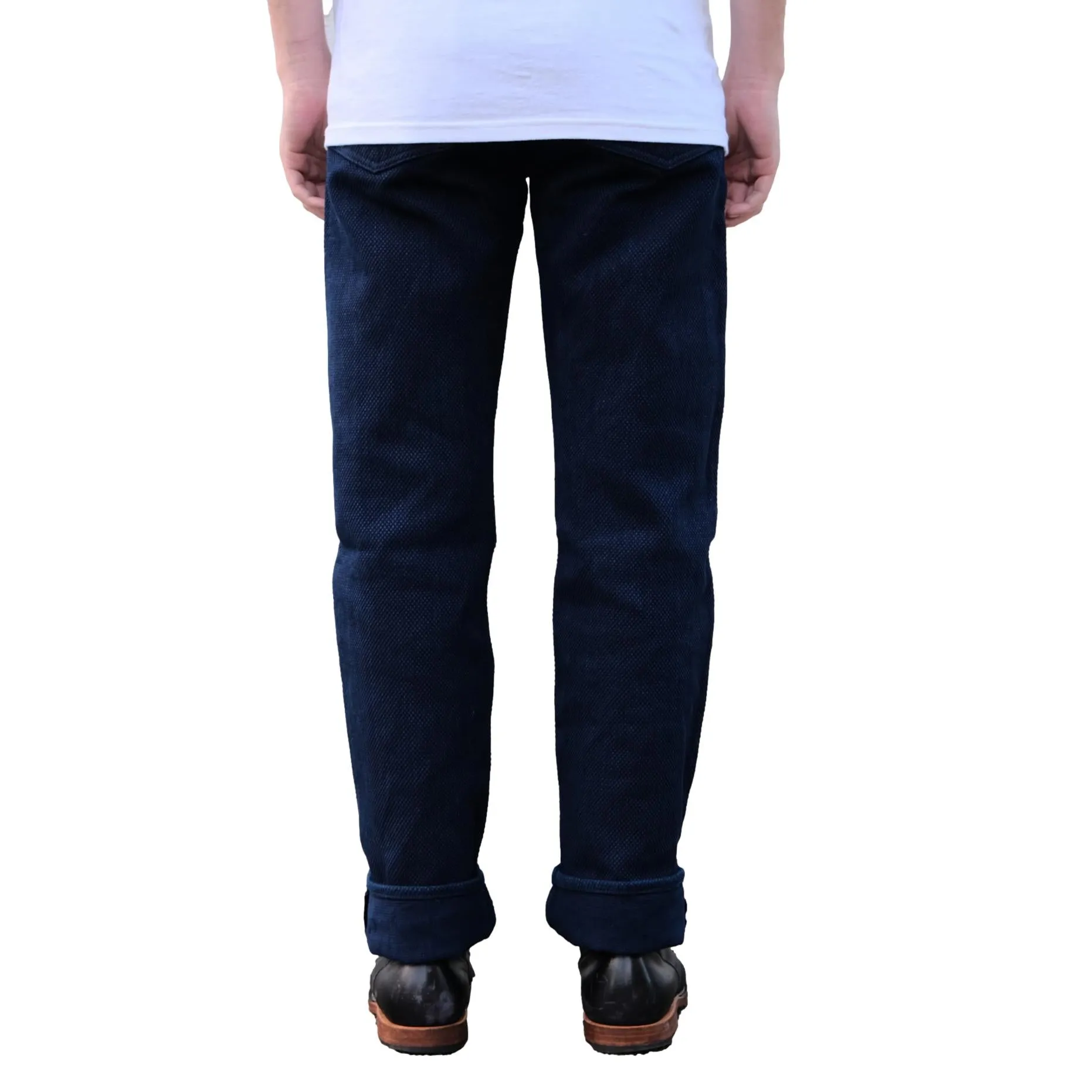 Studio D'Artisan "Kasezome" Indigo Sashiko Selvedge Pants (Regular Straight) sold by Okayama Denim product image thumbnail 3
