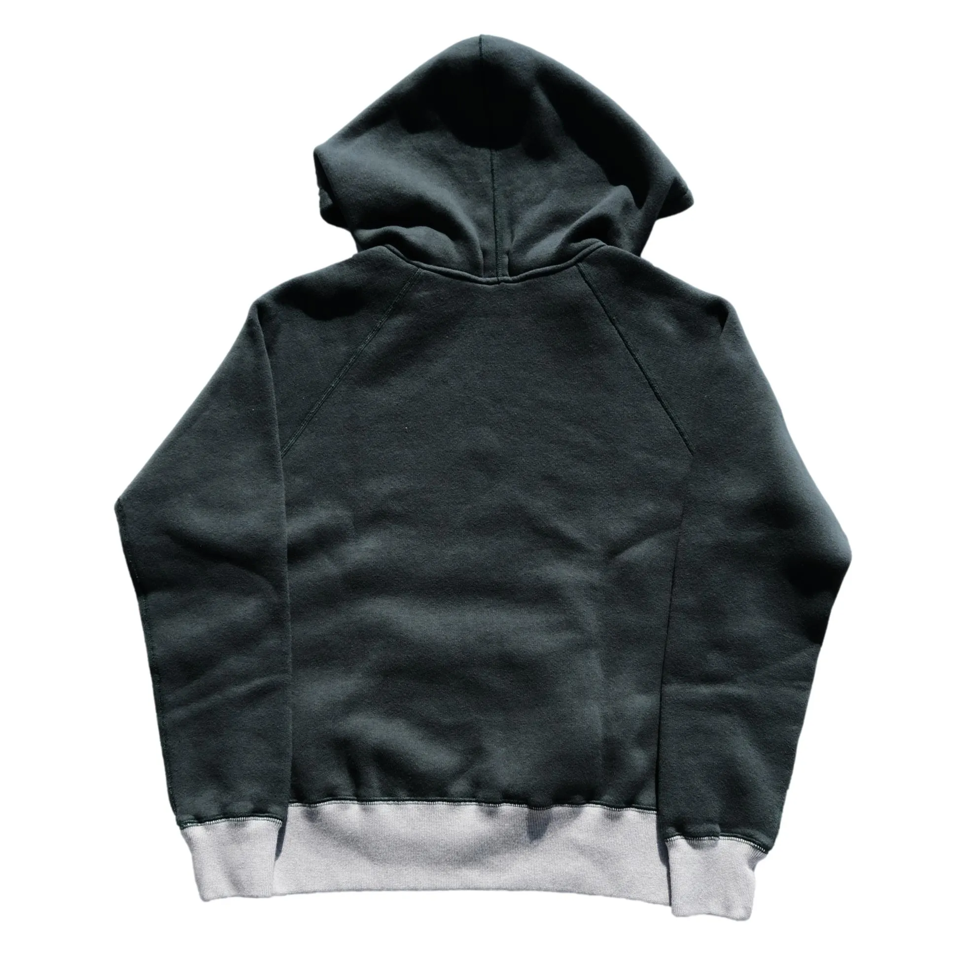 Loop & Weft Super Fluffy Knit After Hood Sweatshirt (2-tone Green) sold by Okayama Denim product image thumbnail 5