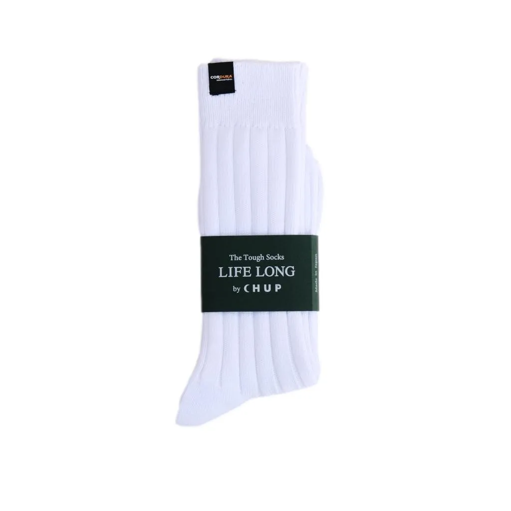 Chup Socks TS-1 "Life Long" (White) sold by Okayama Denim product image thumbnail 2