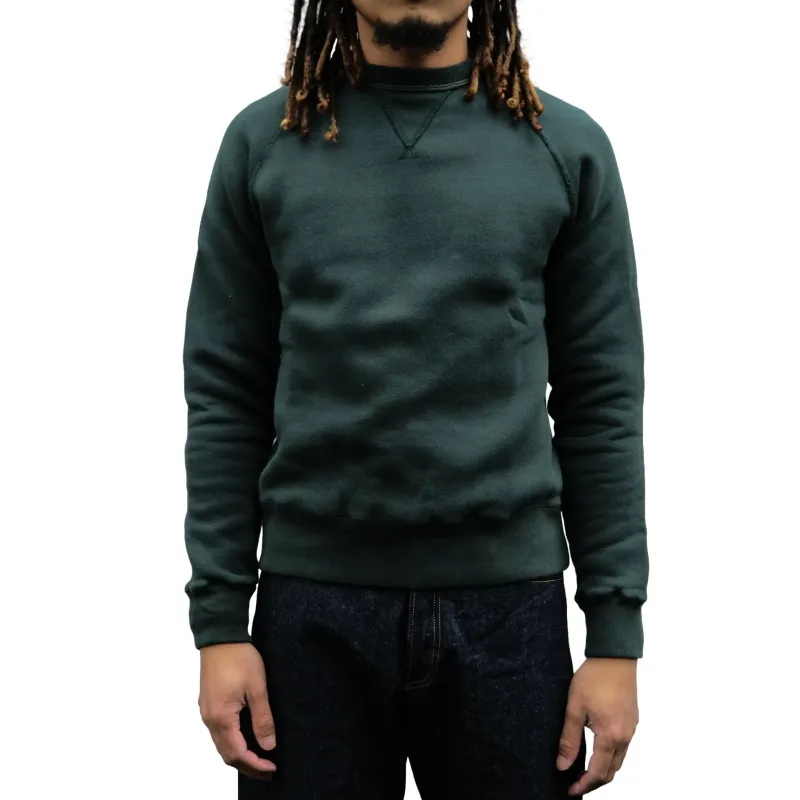 Loop & Weft Super Fluffy Knit Crewneck Sweatshirt (Green) made by Loop & Weft