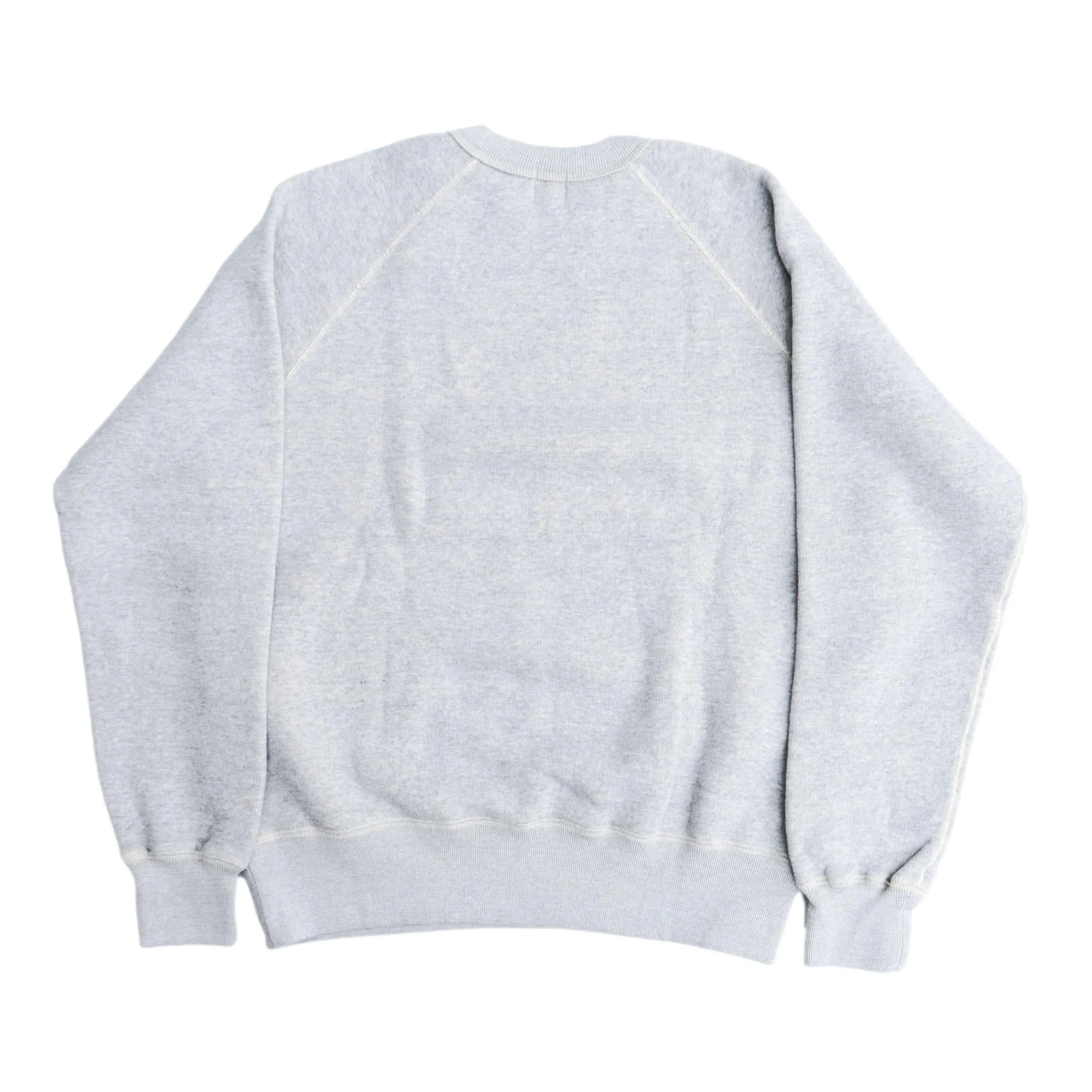 Loop & Weft Super Fluffy Knit Crewneck Sweatshirt (Gray) sold by Okayama Denim product image thumbnail 4