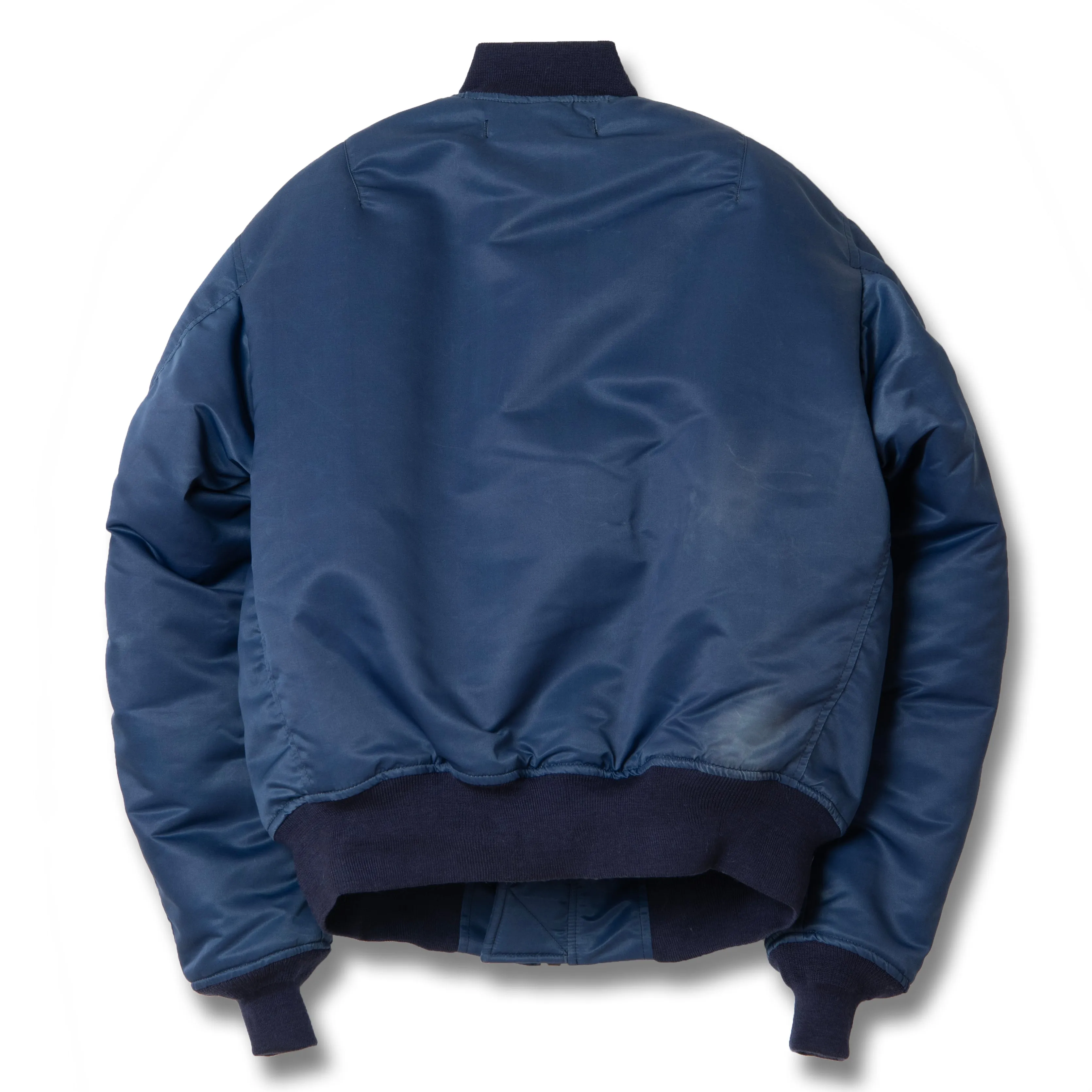 Studio D'Artisan Indigo MA-1 Flight Jacket sold by Okayama Denim product image thumbnail 5