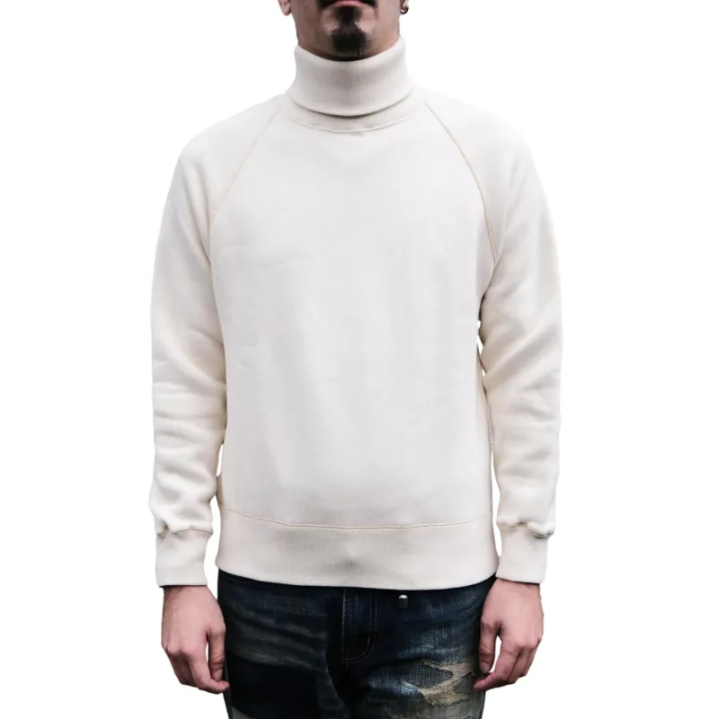 Loop & Weft Super Fluffy Knit Turtleneck Sweatshirt (Ivory) made by Loop & Weft