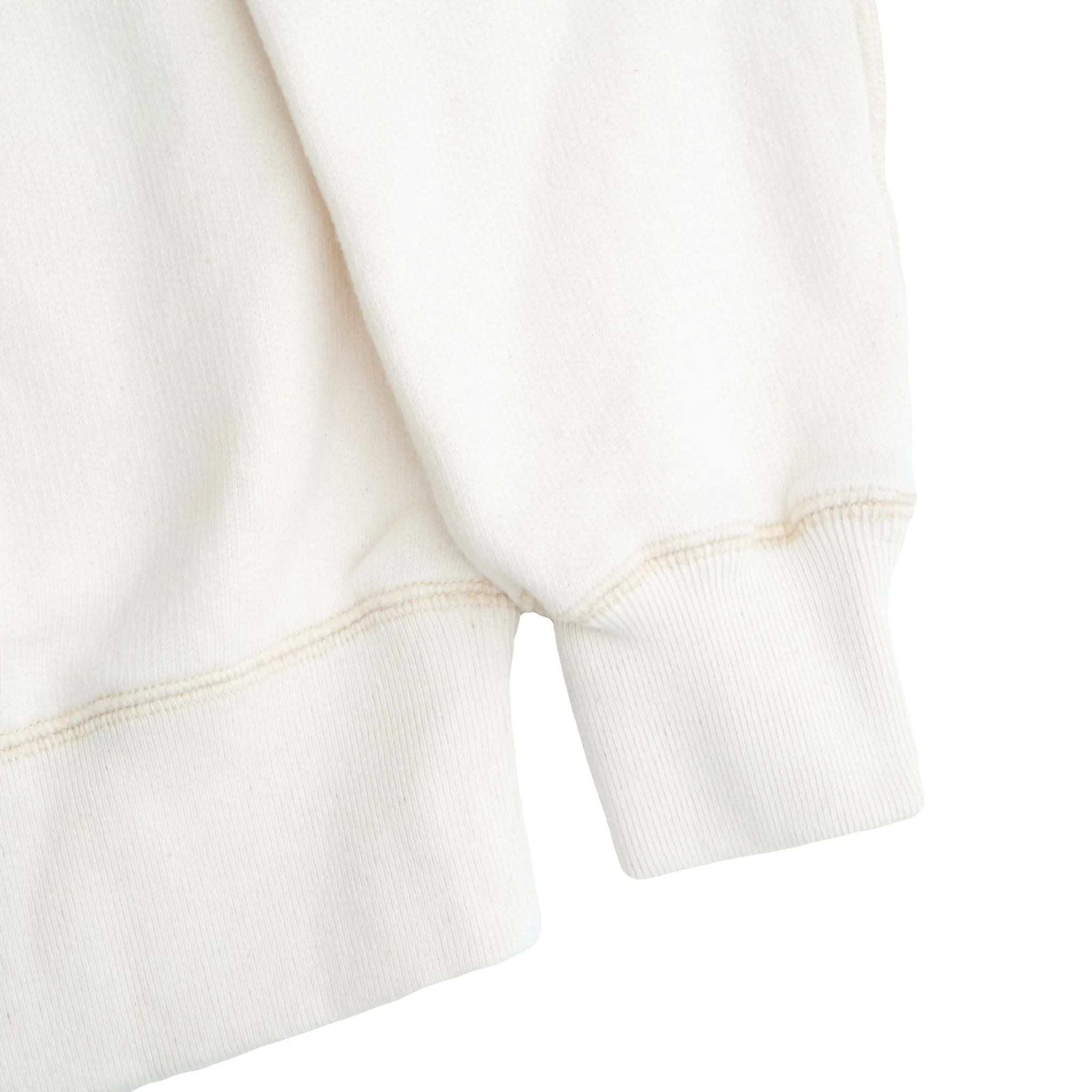 Loop & Weft Super Fluffy Knit Turtleneck Sweatshirt (Ivory) sold by Okayama Denim product image thumbnail 5