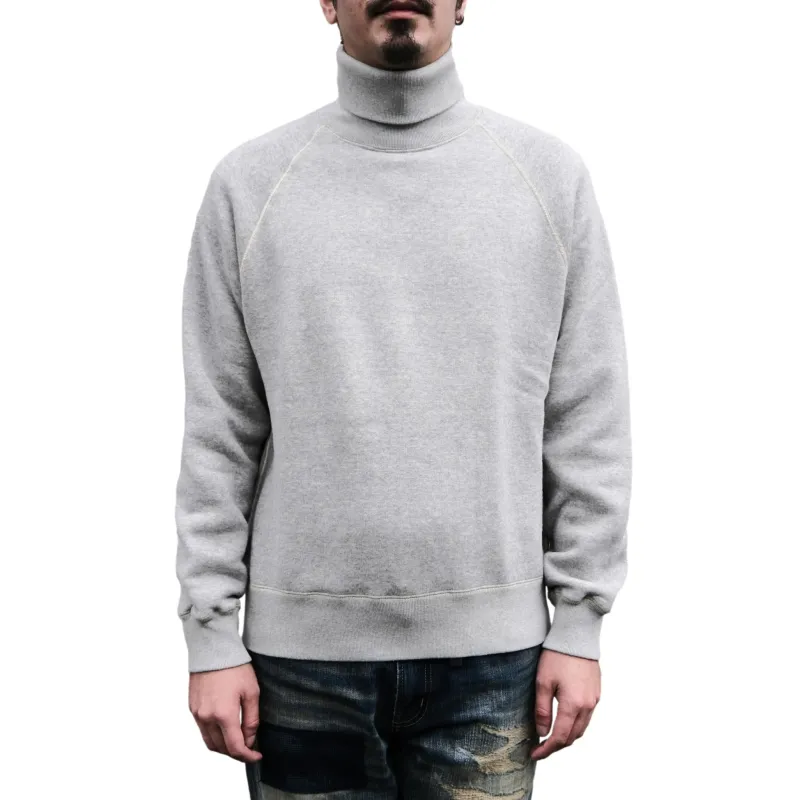 Loop & Weft Super Fluffy Knit Turtleneck Sweatshirt (Gray) made by Loop & Weft