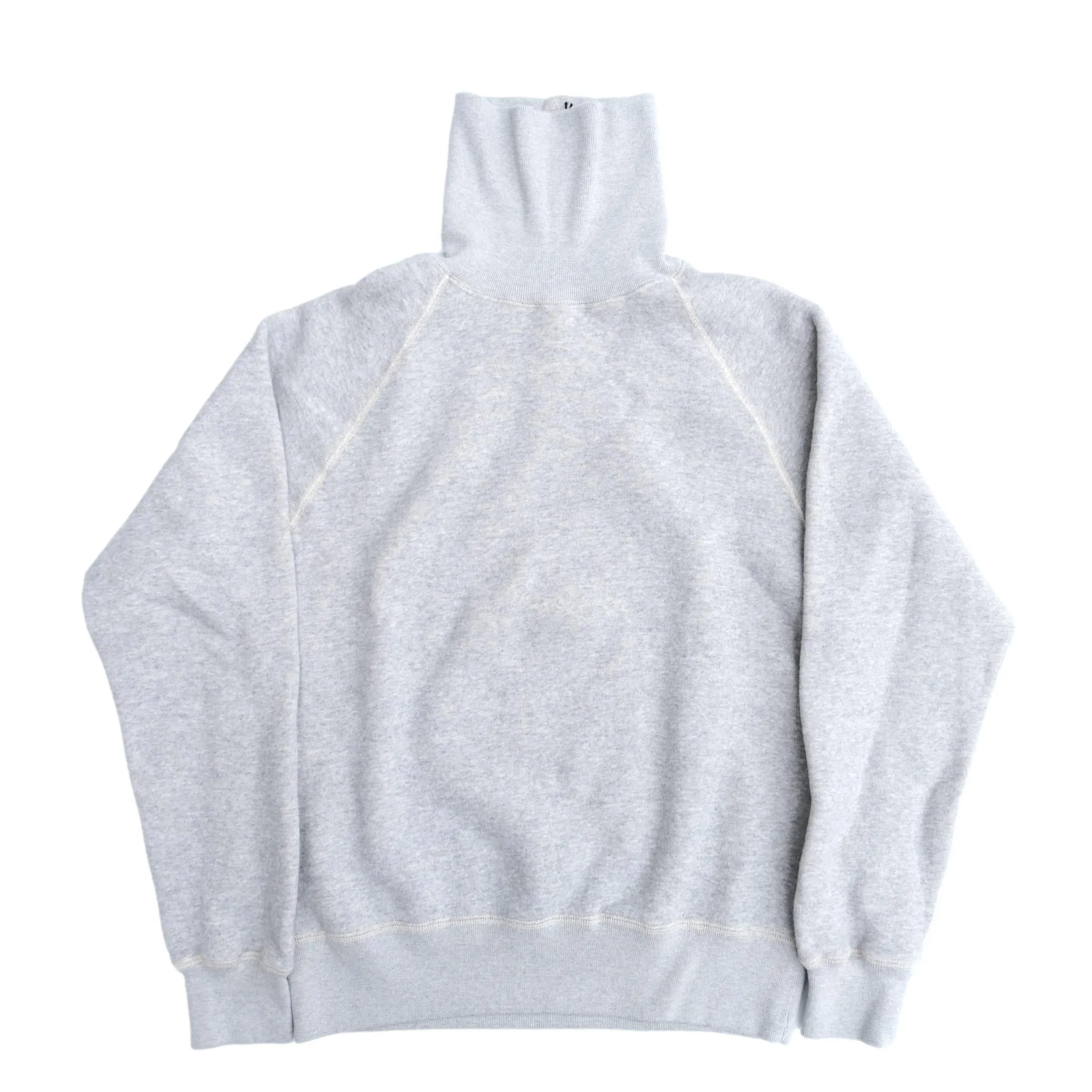 Loop & Weft Super Fluffy Knit Turtleneck Sweatshirt (Gray) sold by Okayama Denim product image thumbnail 3