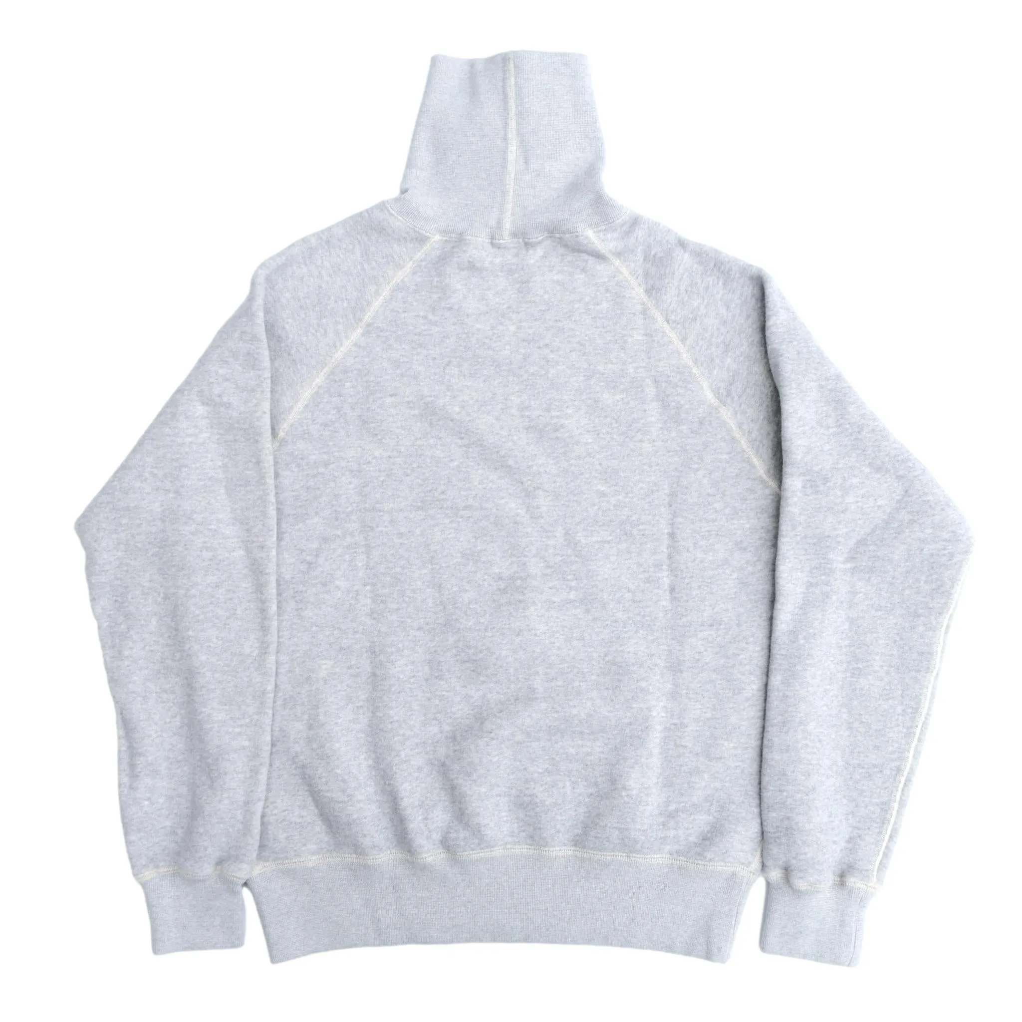 Loop & Weft Super Fluffy Knit Turtleneck Sweatshirt (Gray) sold by Okayama Denim product image thumbnail 4