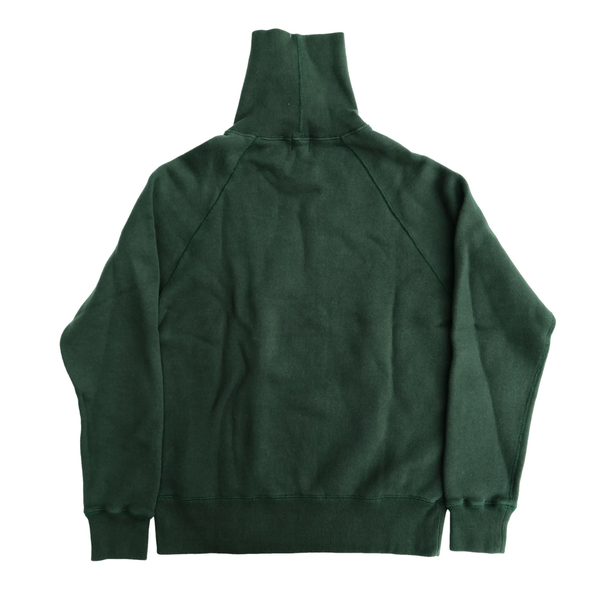 Loop & Weft Super Fluffy Knit Turtleneck Sweatshirt (Green) sold by Okayama Denim product image thumbnail 4