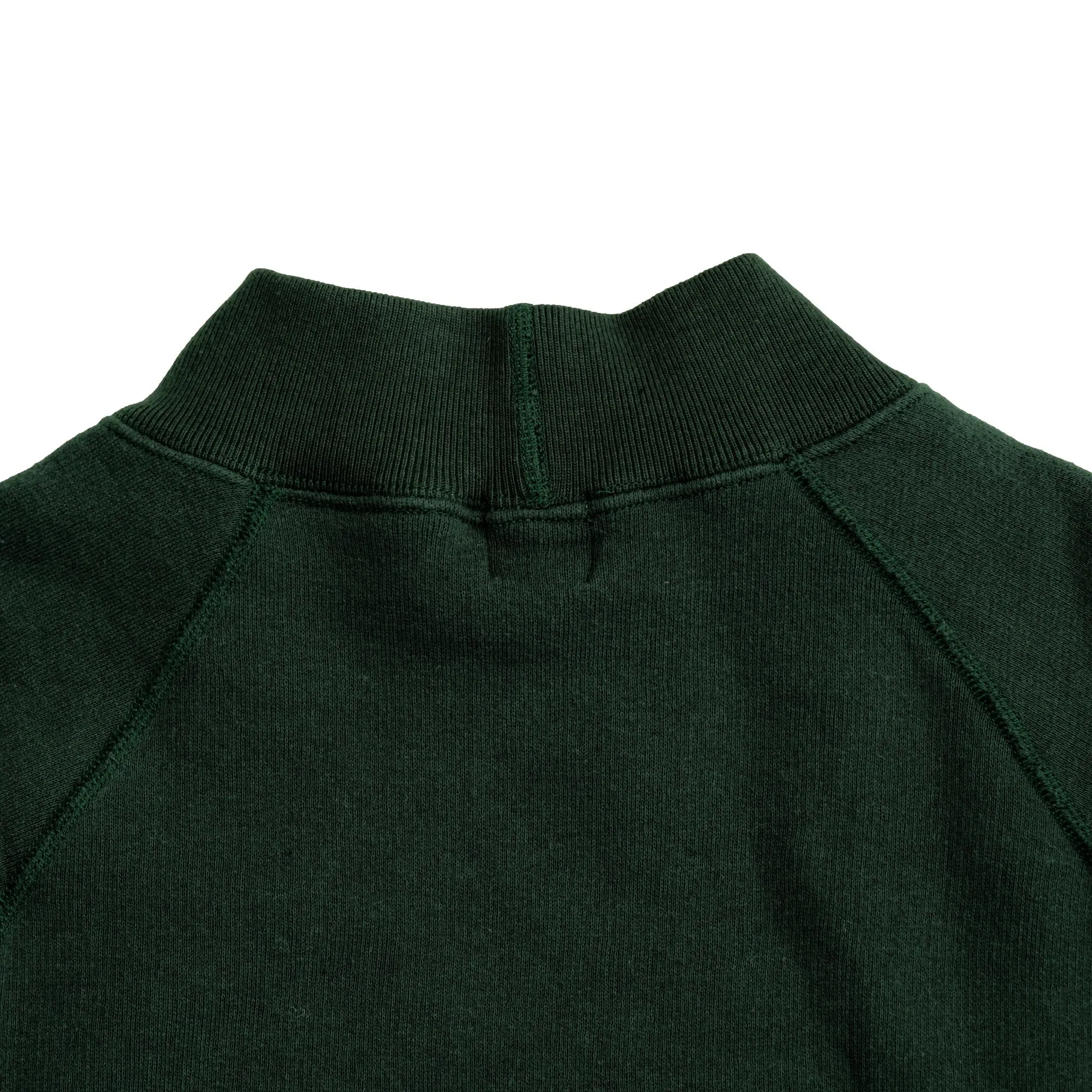 Loop & Weft Super Fluffy Knit Mock Neck Sweatshirt (Green) sold by Okayama Denim product image thumbnail 5