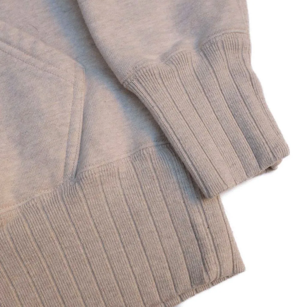 Studio D'Artisan Loopwheel Hoodie (Oatmeal) sold by Okayama Denim product image thumbnail 5