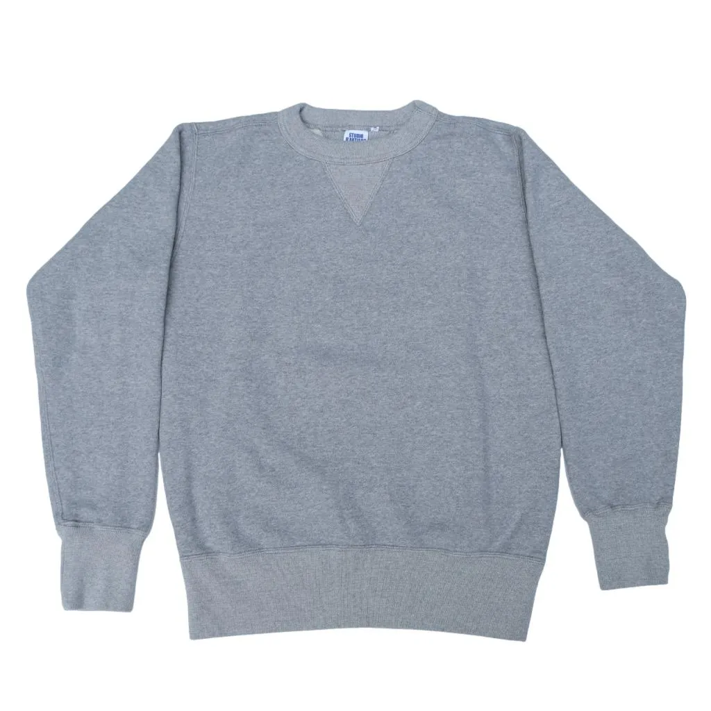 Studio D'Artisan Loopwheel Crewneck Sweatshirt (Gray) sold by Okayama Denim product image thumbnail 3