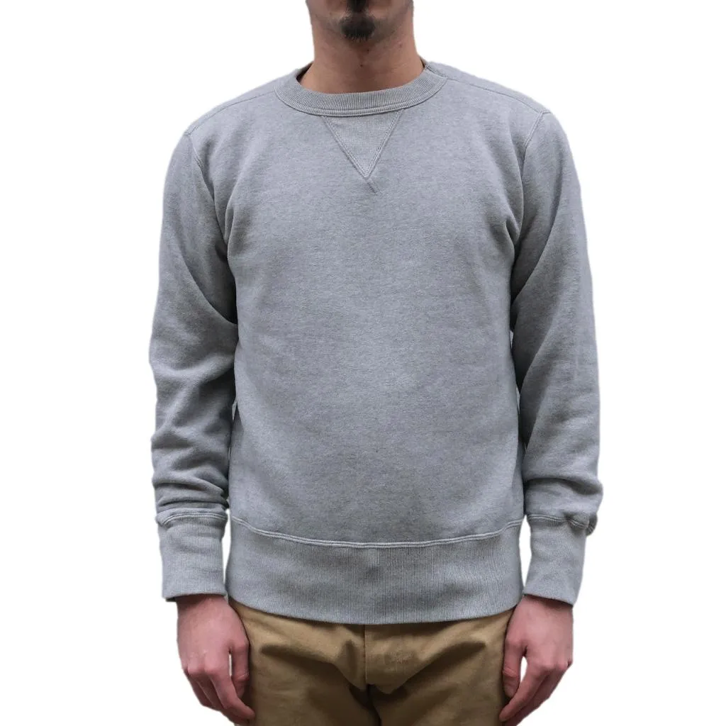 Studio D'Artisan Loopwheel Crewneck Sweatshirt (Gray) sold by Okayama Denim