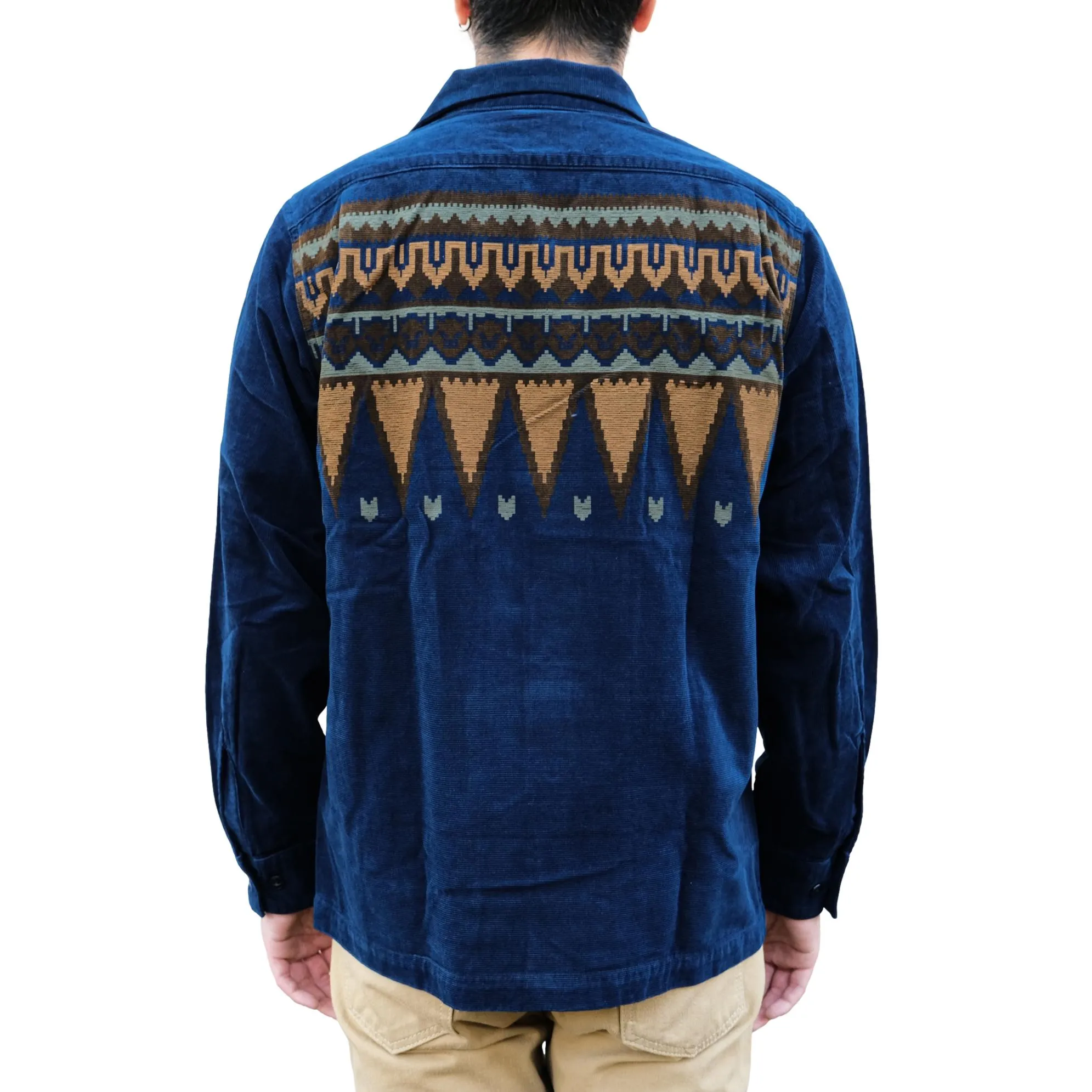 Studio D'Artisan Indigo Native Corduroy Shirt sold by Okayama Denim product image thumbnail 4