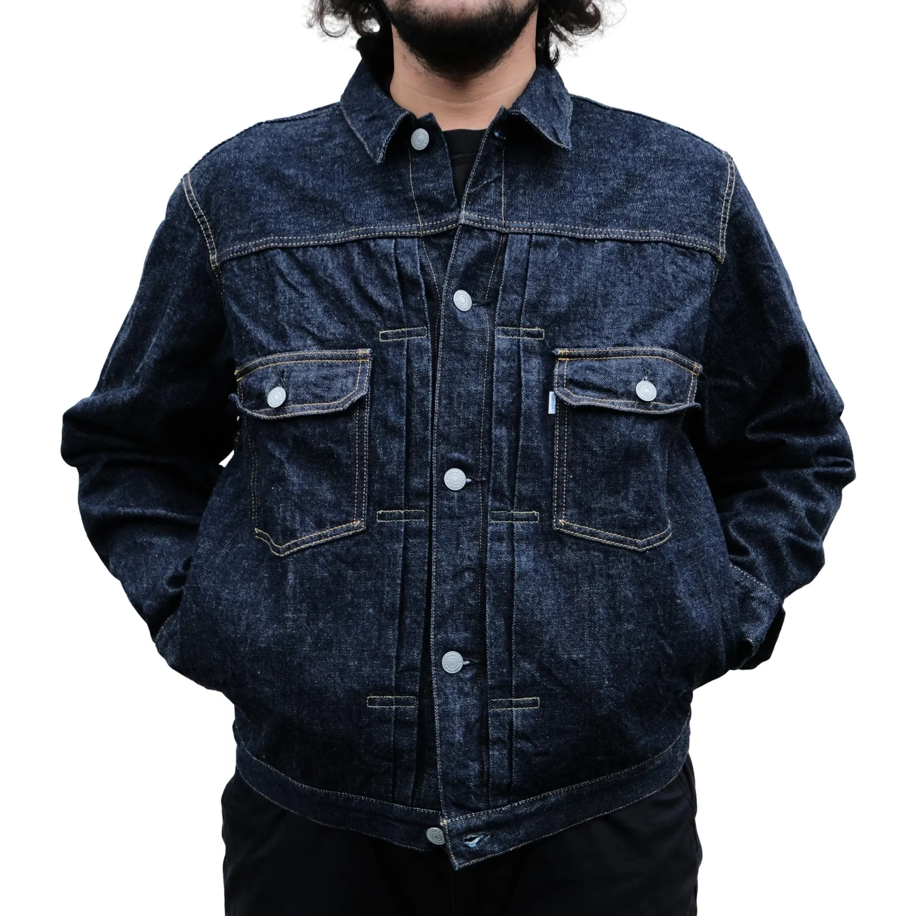 Omoto Denim 13.5oz. Type 2 Selvedge Jacket sold by Okayama Denim product image thumbnail 2