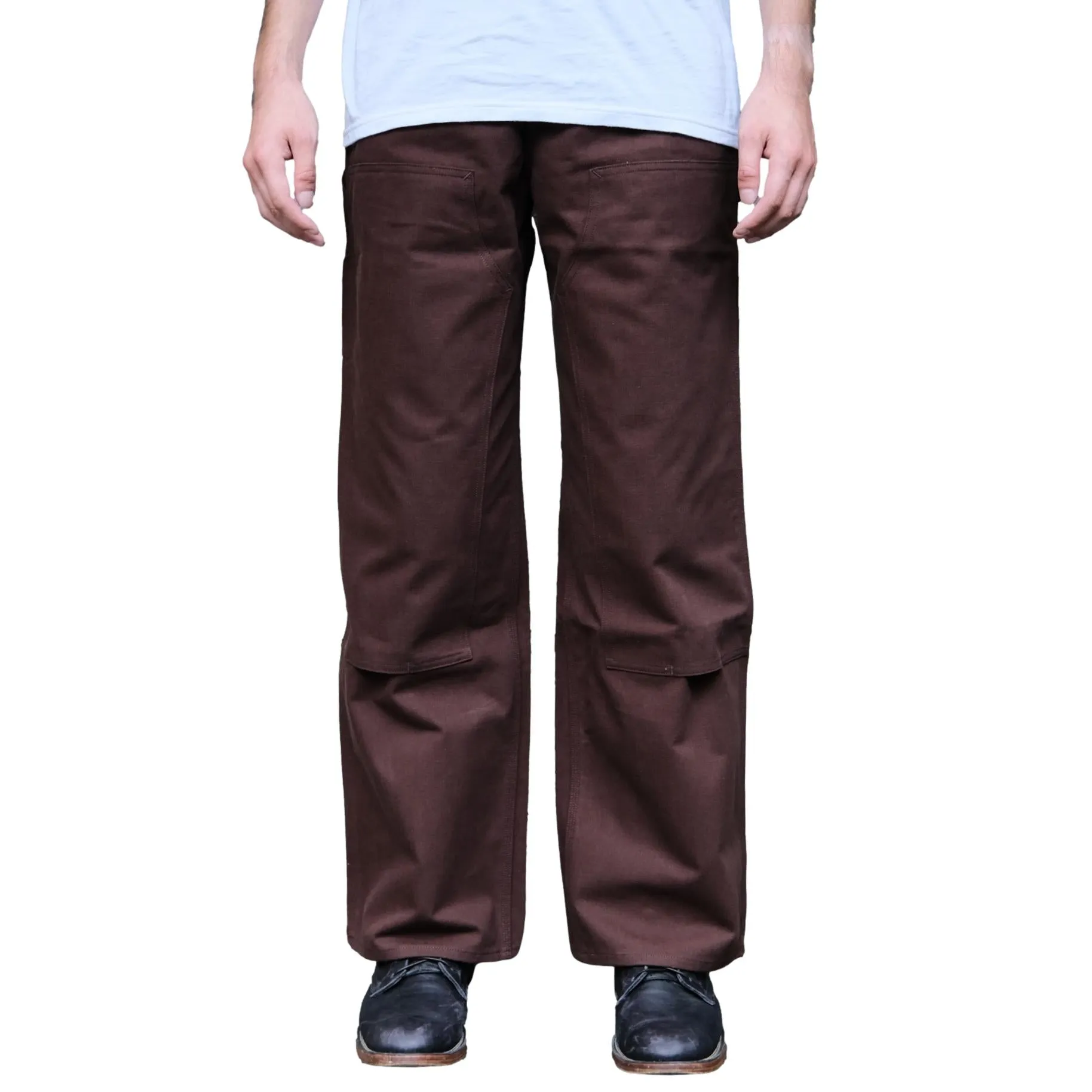 Momotaro Double Knee Duck Pants sold by Okayama Denim