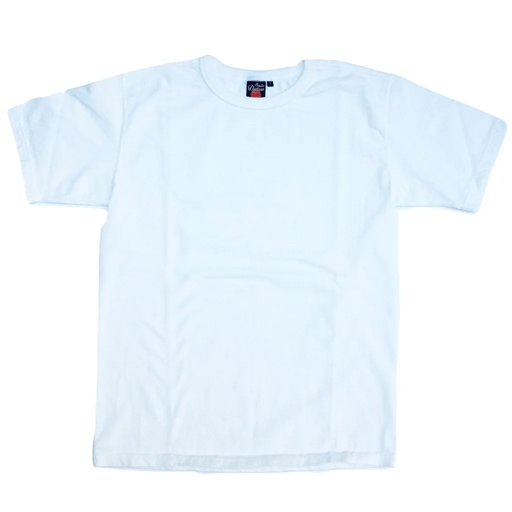 Studio D'Artisan 9913 Loopwheel Tee (White) sold by Okayama Denim product image thumbnail 3