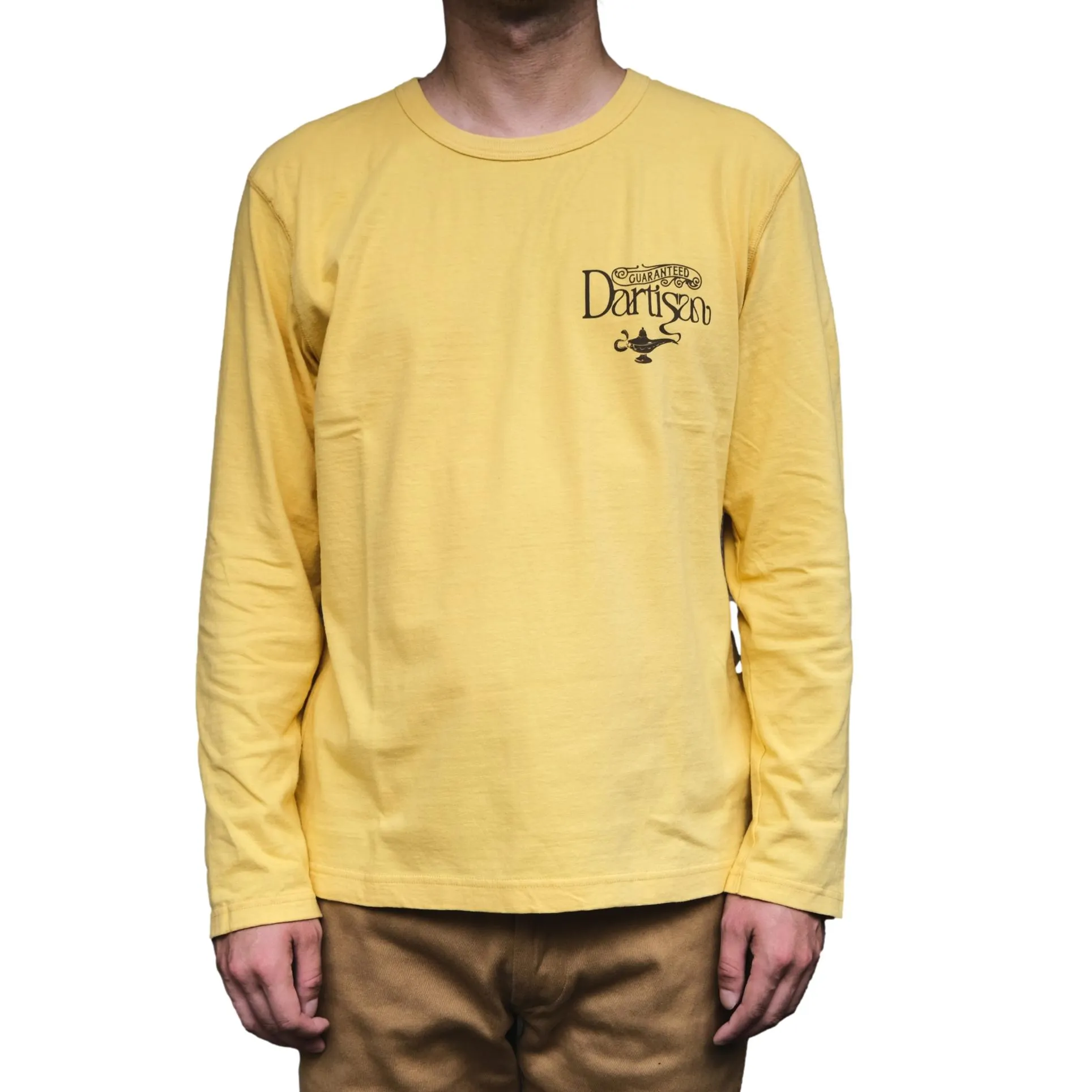 Studio D'Artisan "Genie Denim" Logo Print L/S Tee sold by Okayama Denim
