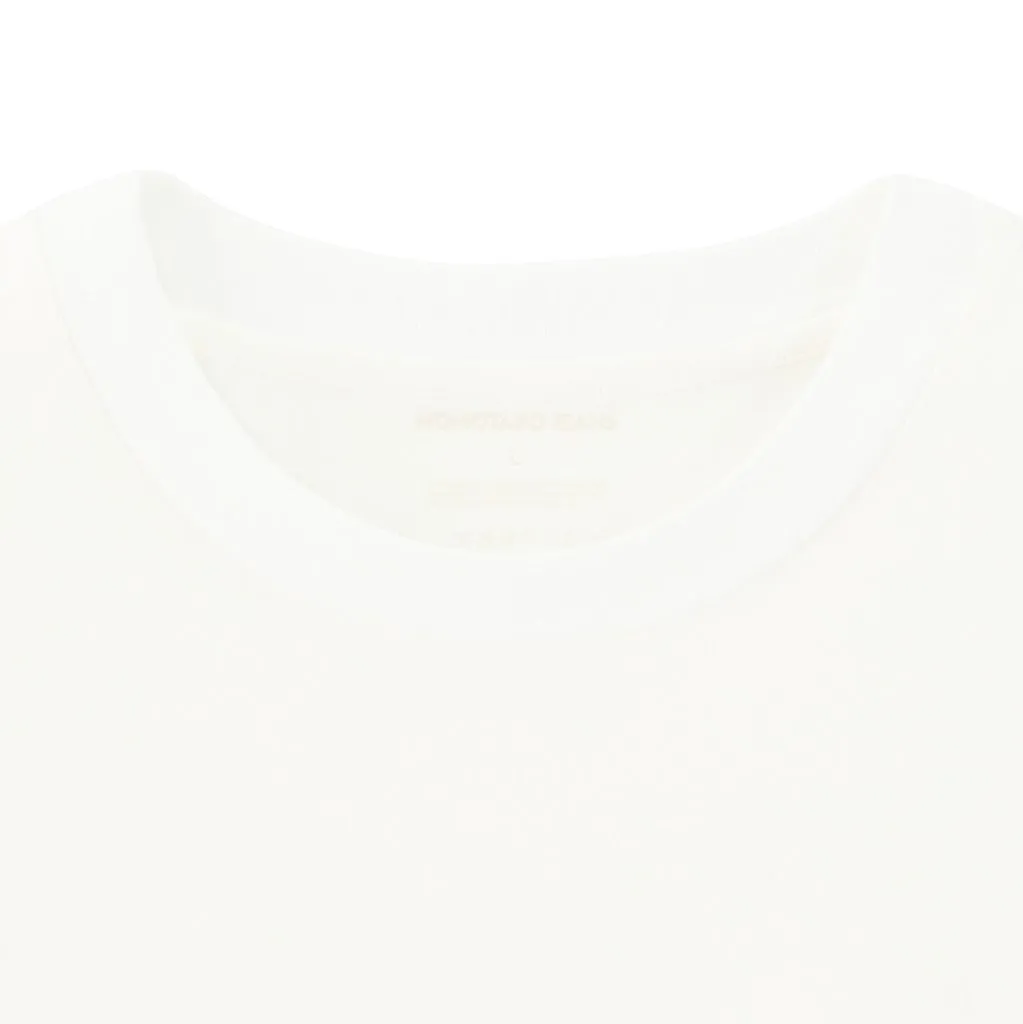 Momotaro Suvin Gold GTB L/S Tee (White) sold by Okayama Denim product image thumbnail 5