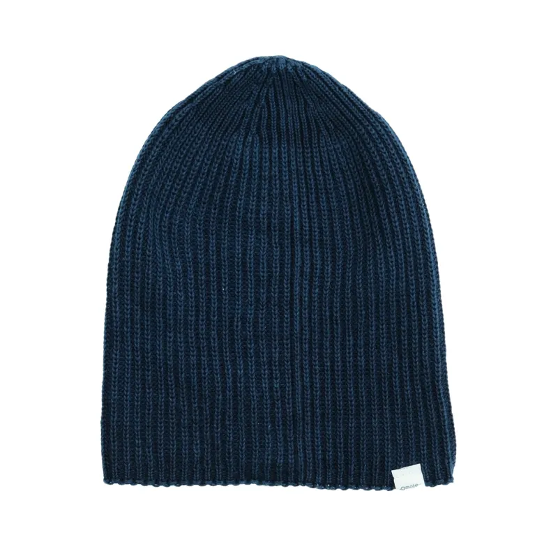 Omoto Denim Indigo Knit Beanie made by OMOTO DENIM