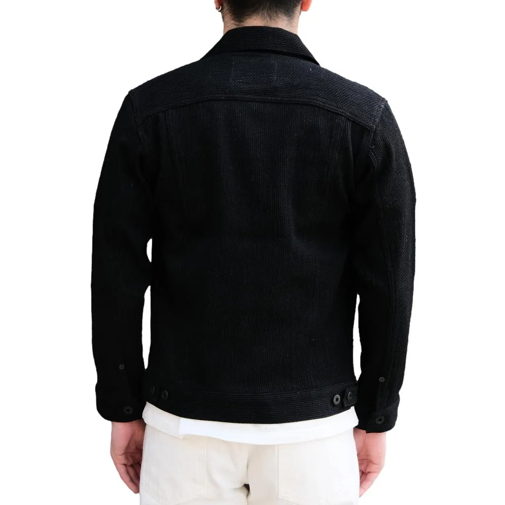 Japan Blue Black Sashiko Type 2 Jacket sold by Okayama Denim product image thumbnail 2