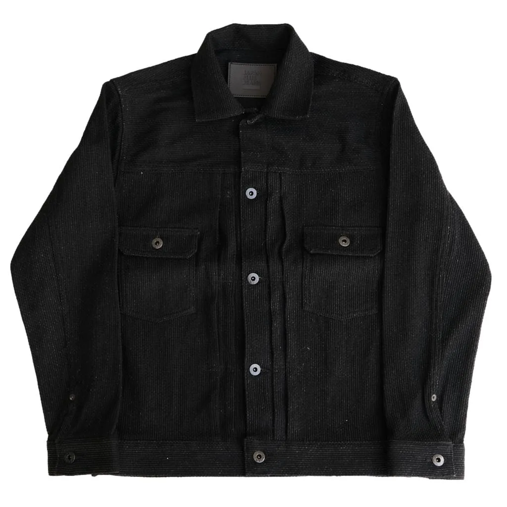 Japan Blue Black Sashiko Type 2 Jacket sold by Okayama Denim product image thumbnail 3