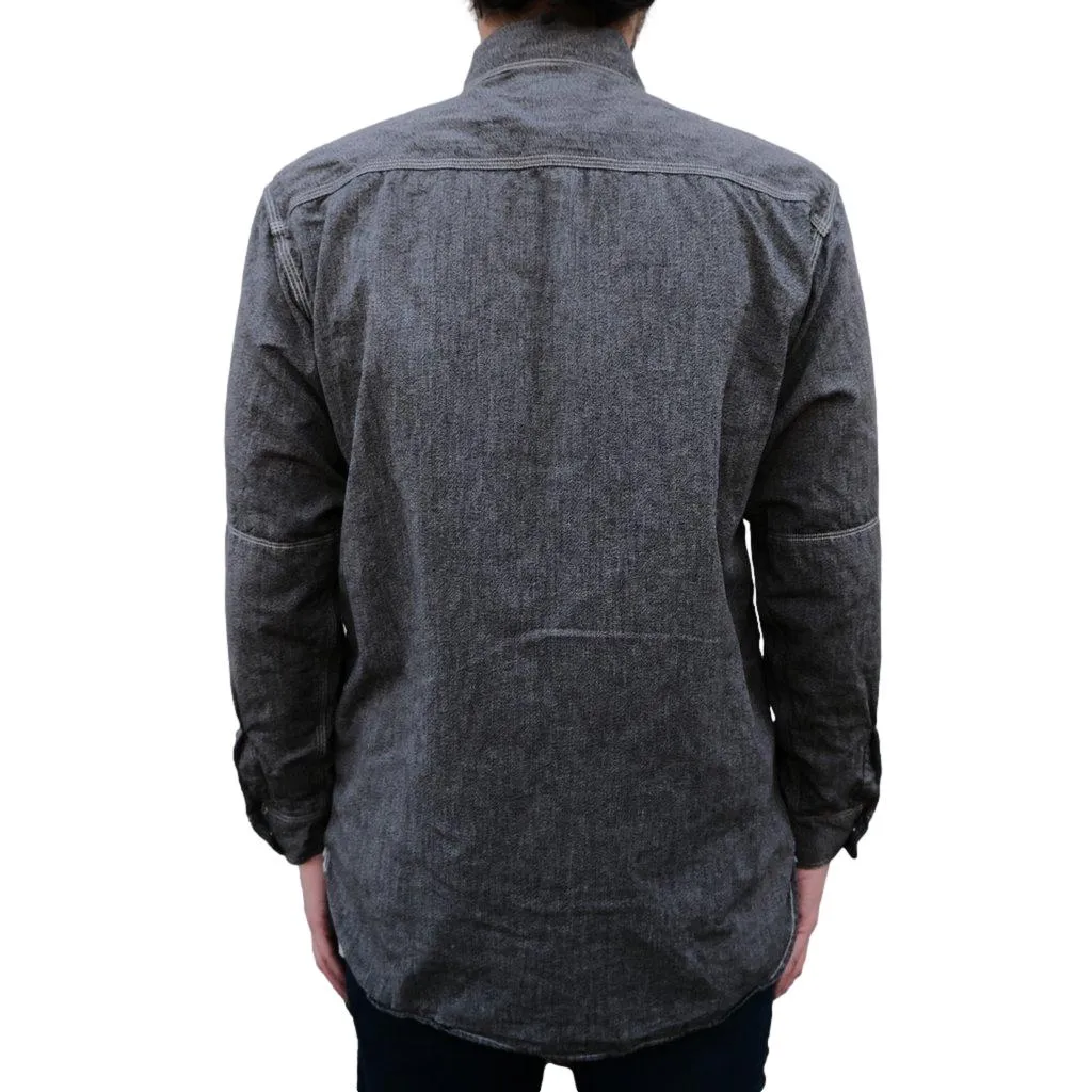 Fullcount Covert Twill Selvedge Chambray Work Shirt sold by Okayama Denim product image thumbnail 2