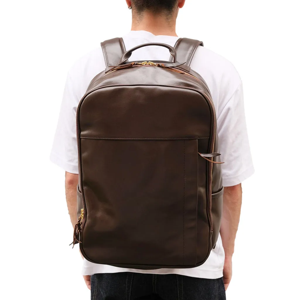 Inception Horsehide Backpack (Brown) sold by Okayama Denim product image thumbnail 4