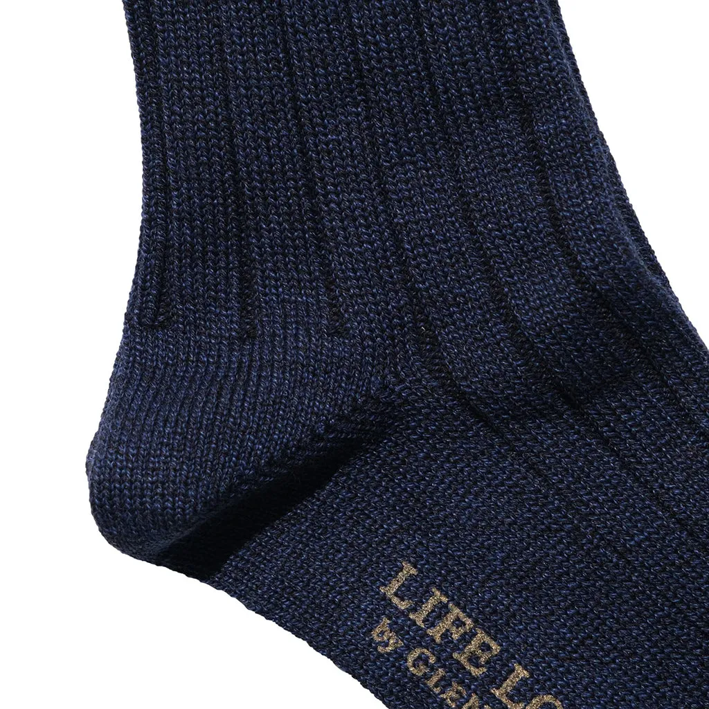 Chup Socks TS-1 "Life Long" (Indigo) sold by Okayama Denim product image thumbnail 5