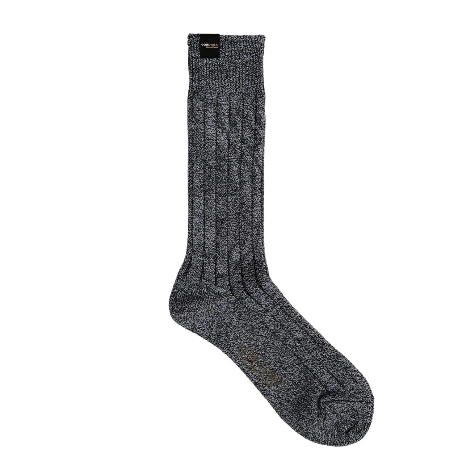 Chup Socks TS-1 "Life Long" (Black Mix) sold by Okayama Denim