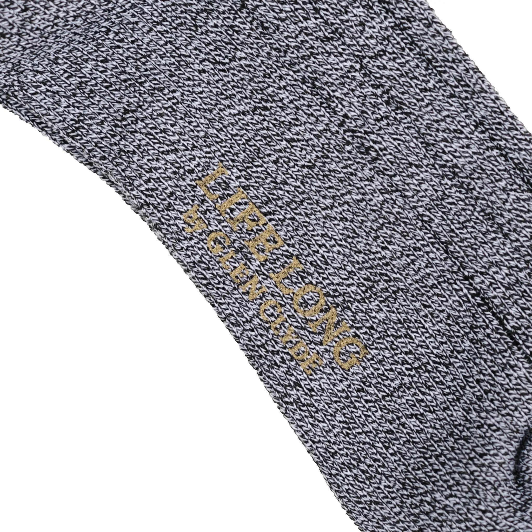 Chup Socks TS-1 "Life Long" (Black Mix) sold by Okayama Denim product image thumbnail 5