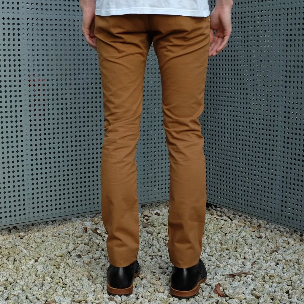 Pure Blue Japan Chino Pants (Camel) sold by Okayama Denim product image thumbnail 3