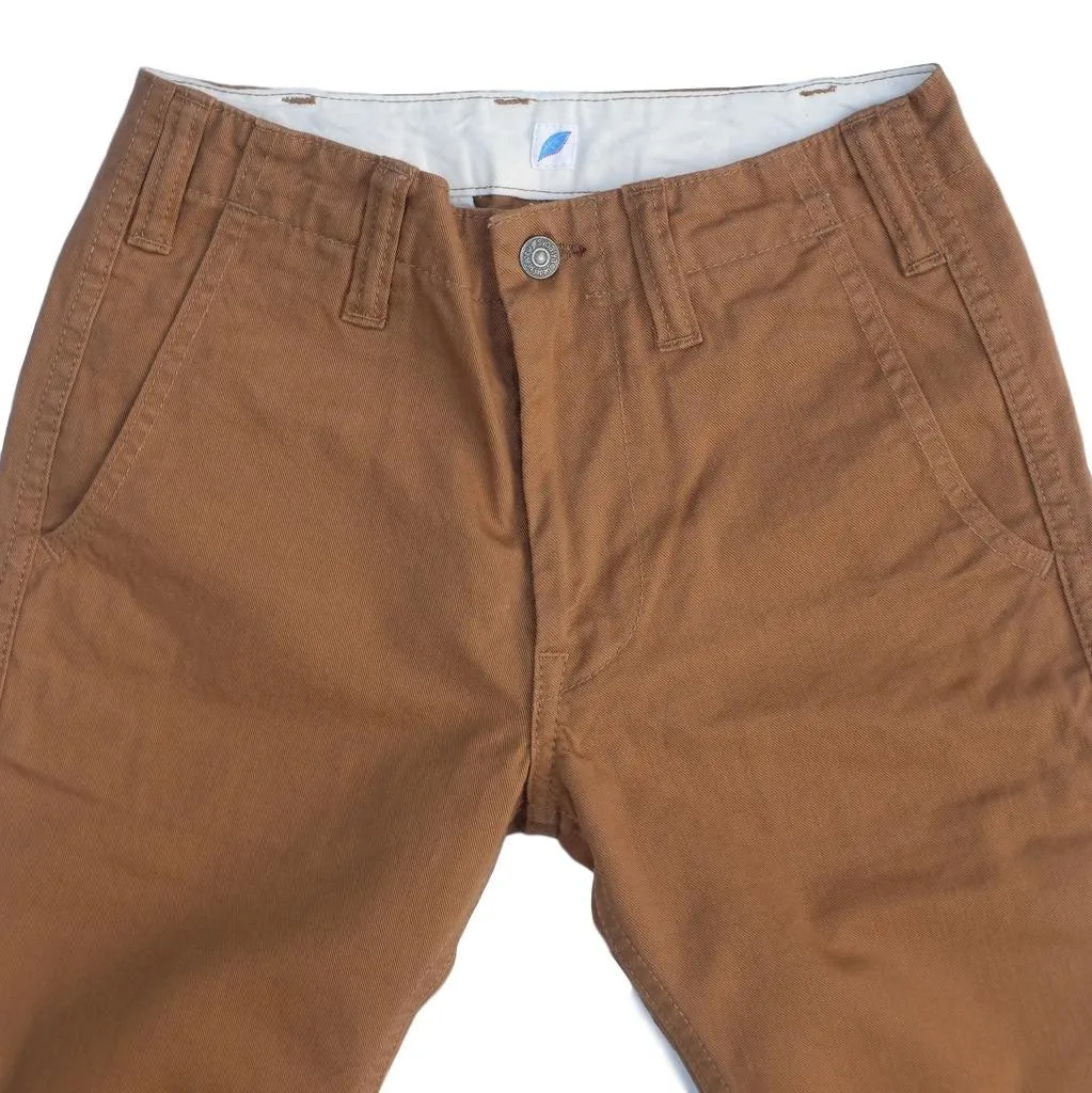 Pure Blue Japan Chino Pants (Camel) sold by Okayama Denim product image thumbnail 5