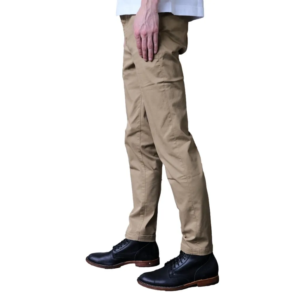 Japan Blue Slim Fit Stretch Trousers (Beige) sold by Okayama Denim product image thumbnail 2