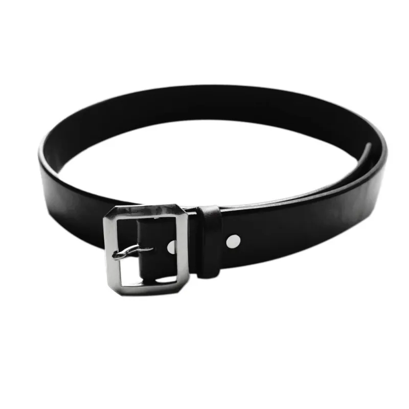Inception Saddle Leather Garrison Belt (Black) made by INCEPTION